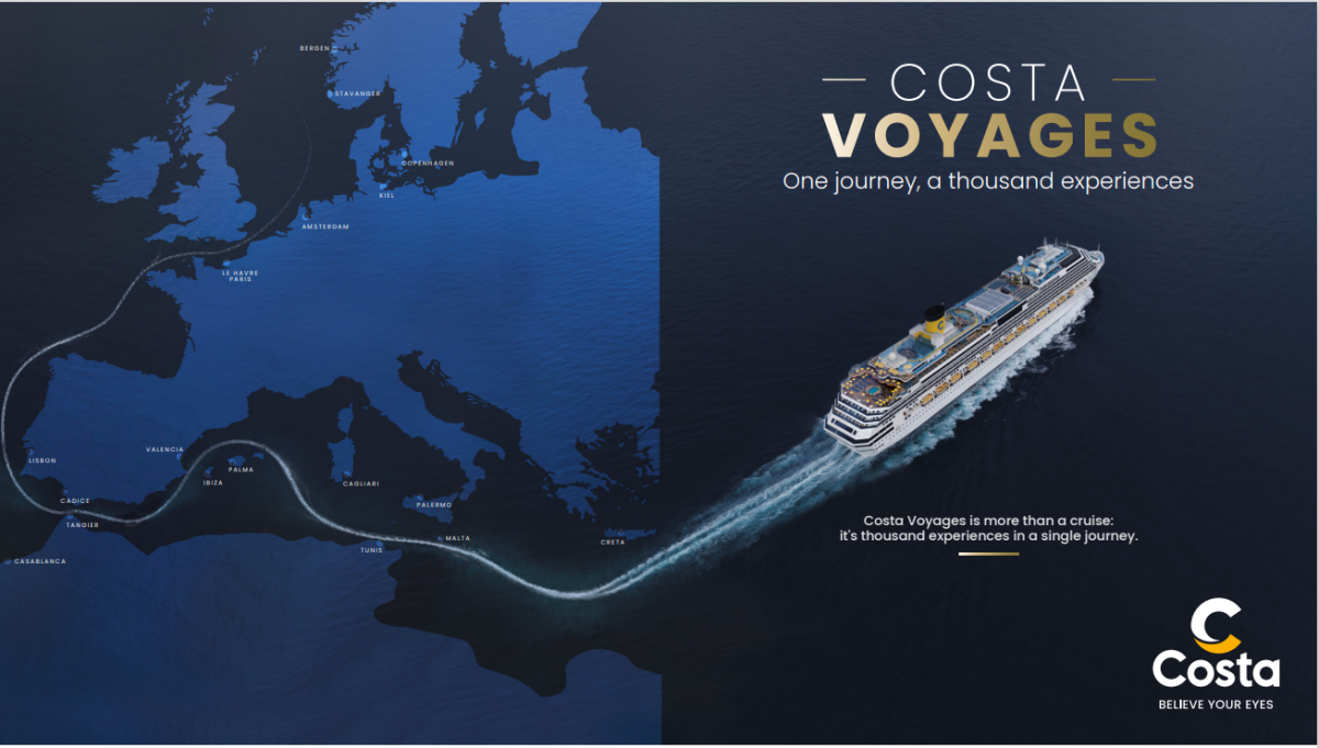 Costa Voyages. Great Value longer cruises in Europe 