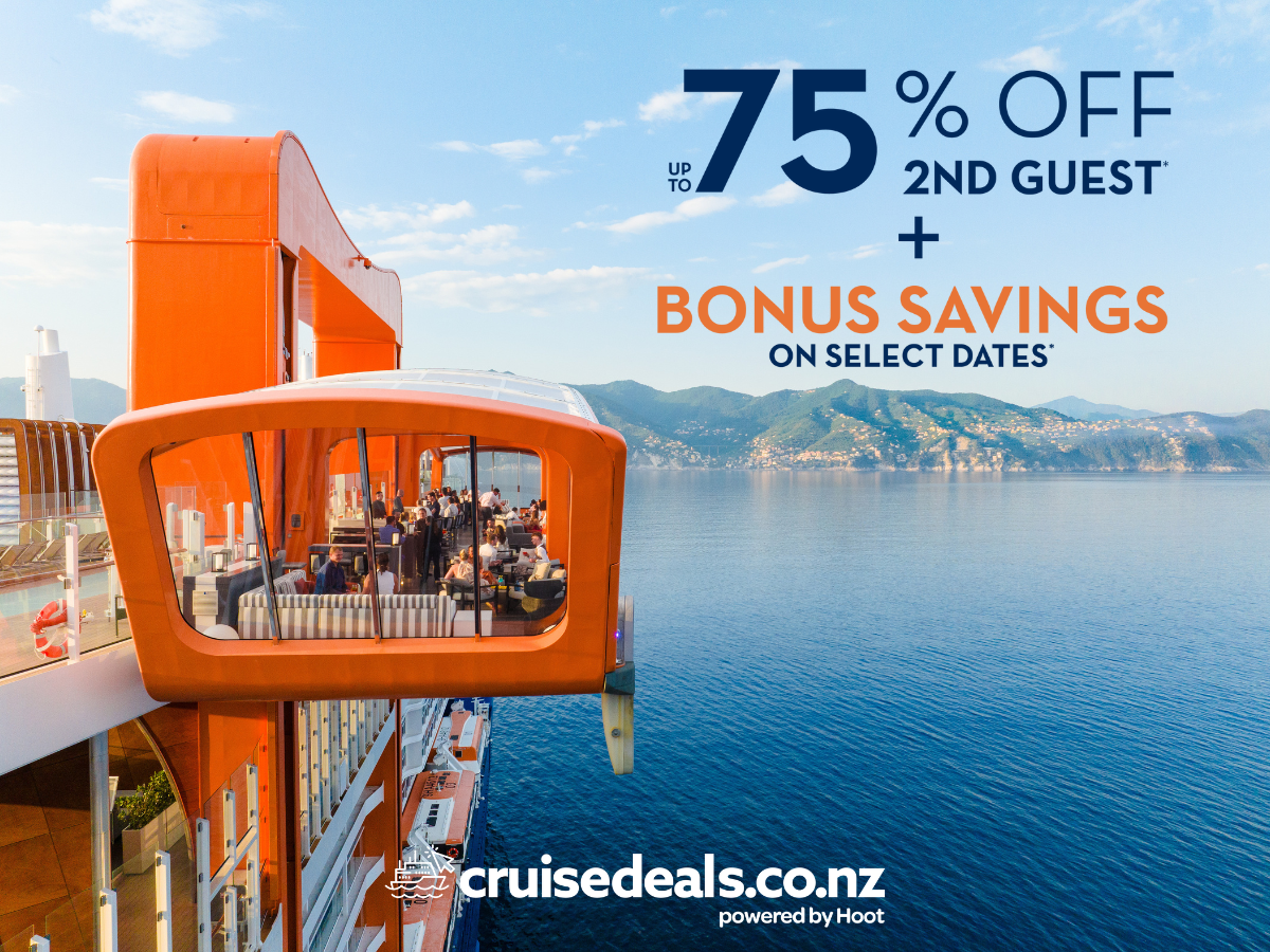 Have it all with Celebrity's Wave Sale with up to 75% off 2nd guest PLUS receive USD$150 Onboard Credit per stateroom!