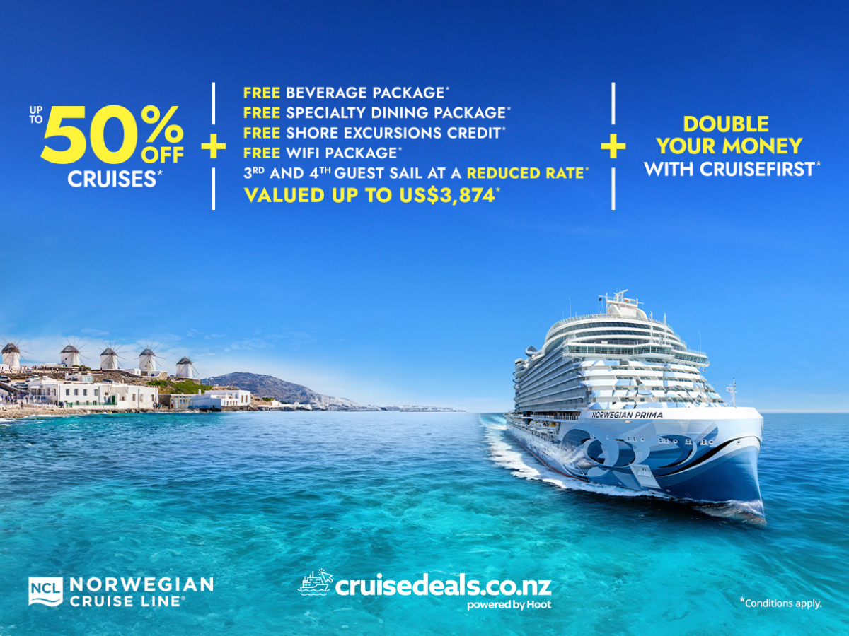 Up to 50% Off Norwegian Cruise Lines Asia, Hawaii & Mediterranean cruises
