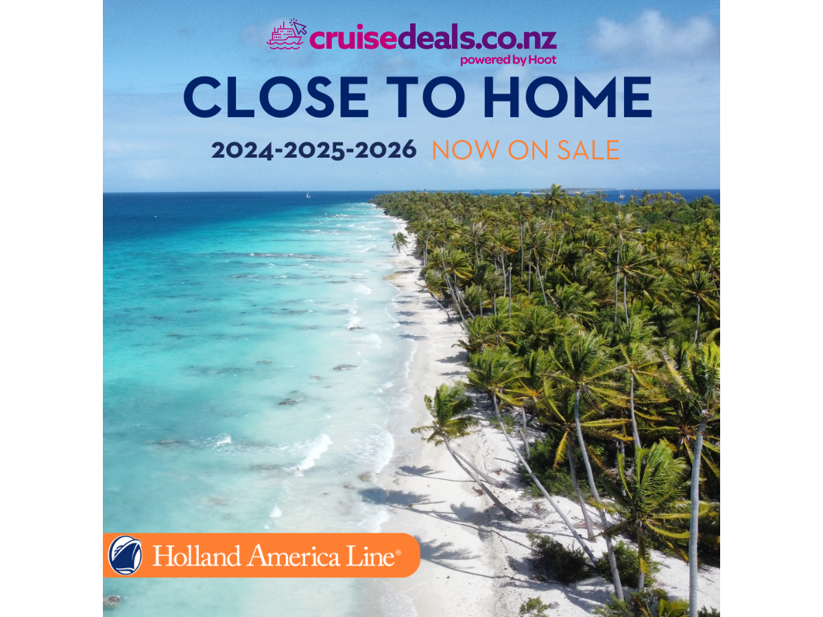 Holland America Line Local Sailings 2025/26 on sale now!