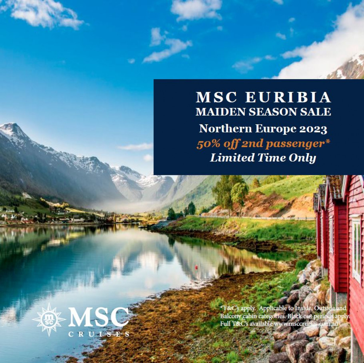 MSC Euribia Maiden Season Sale