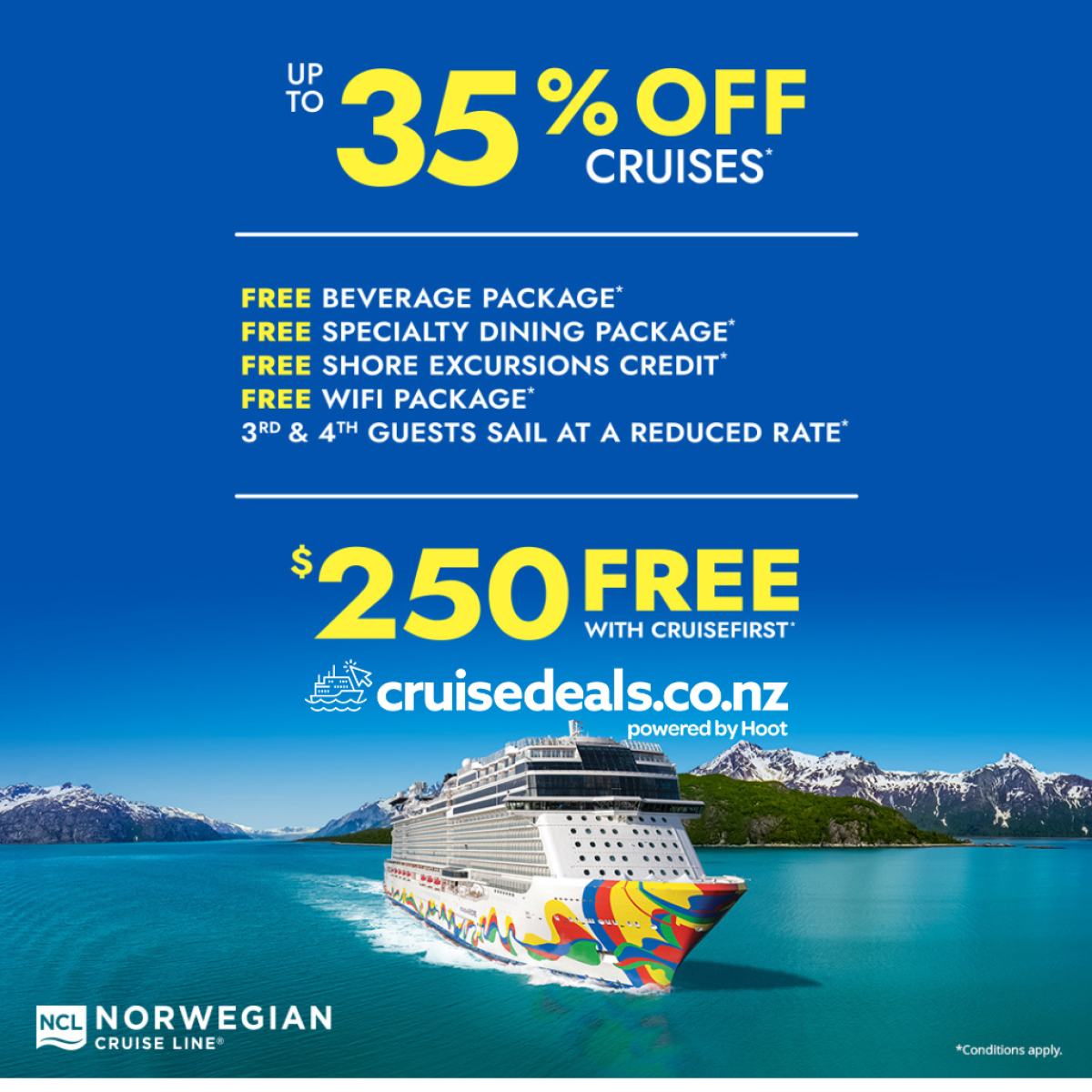 Up to 35% Off Norwegian Cruise Lines