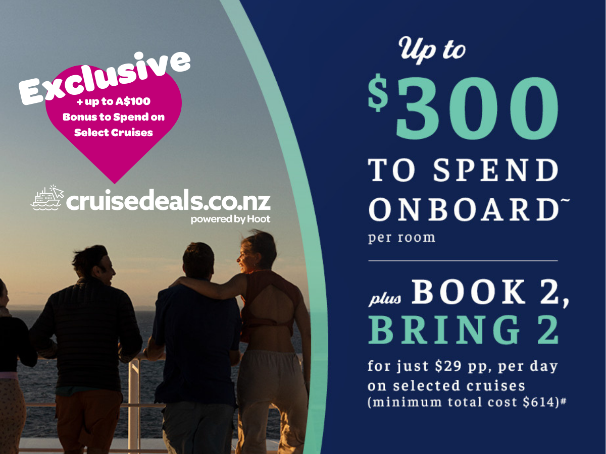 Super Cheap Quad Fares on P&O Cruises from Auckland