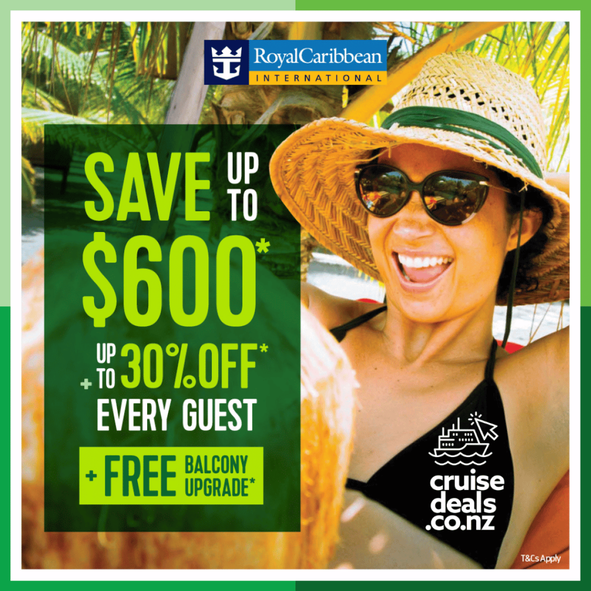 Royal Caribbean Savings  & Balcony upgrades 