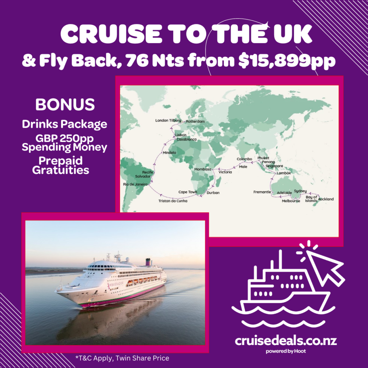 Cheap World Cruise Deals