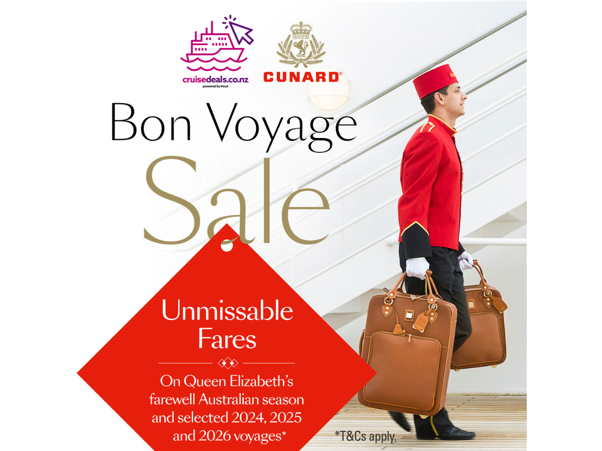 Cunard's Bon Voyage Sale