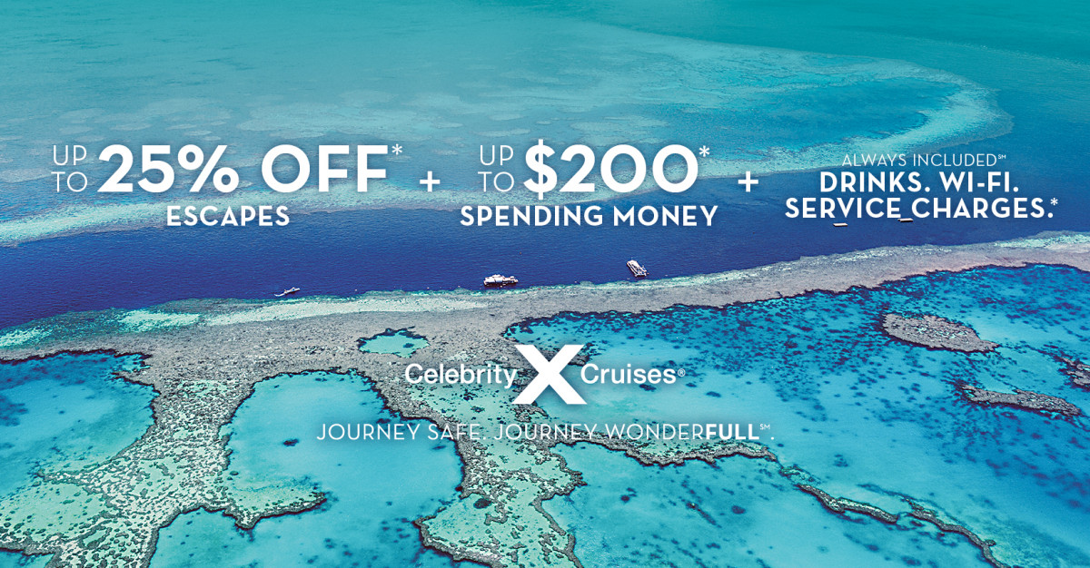 Celebrity Cruises Elevate for Free