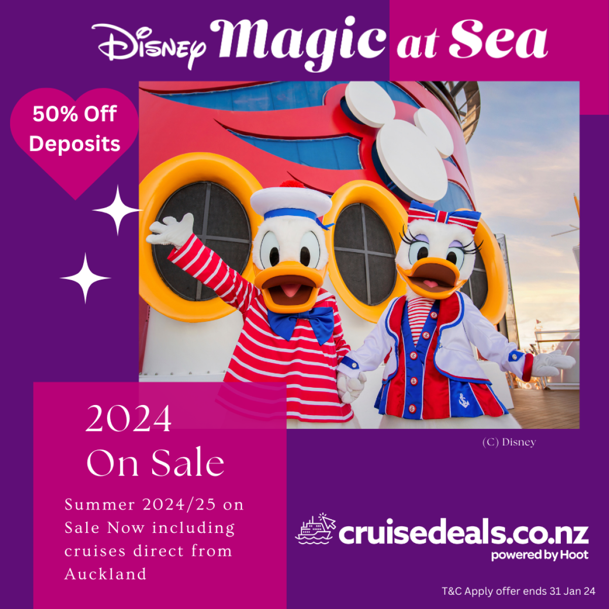 50% Off Disney Cruise Deposits