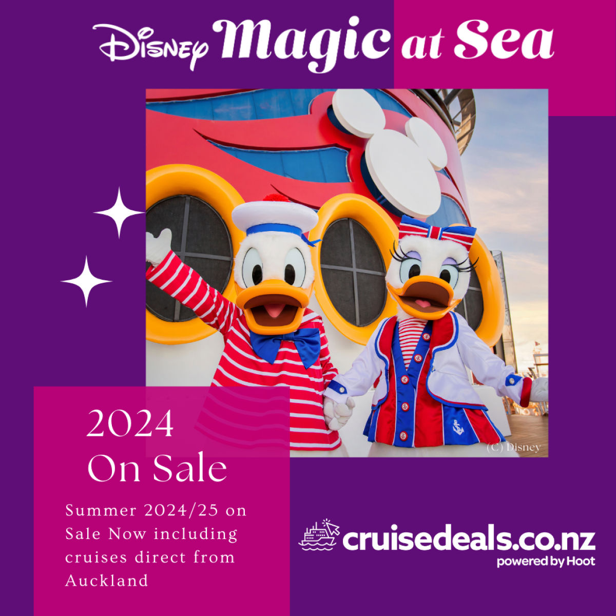 Disney Cruises from Auckland 2024