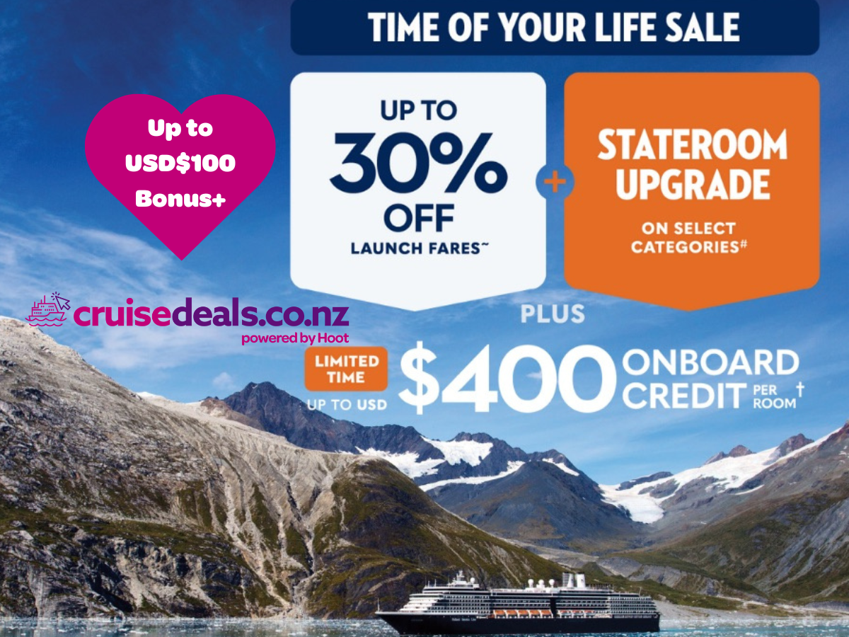 Holland America Time of your Life Sale