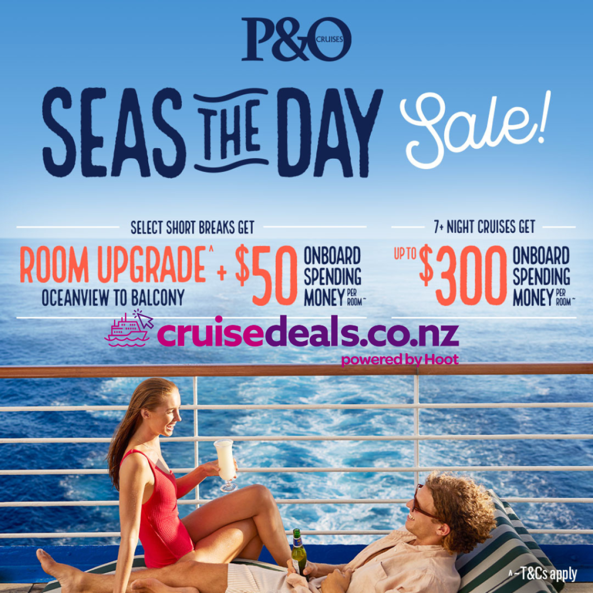 P&O Cruises from Auckland to the South Pacific + Free Spending Money