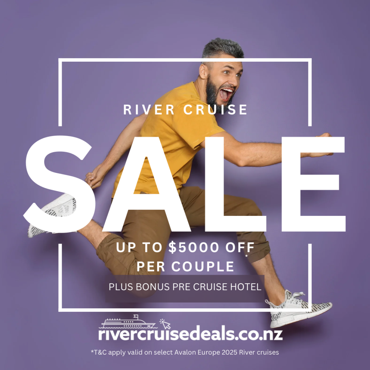 Save up to $5000 per couple off Avalon Waterways + Bonus FREE Pre-Cruise Hotel