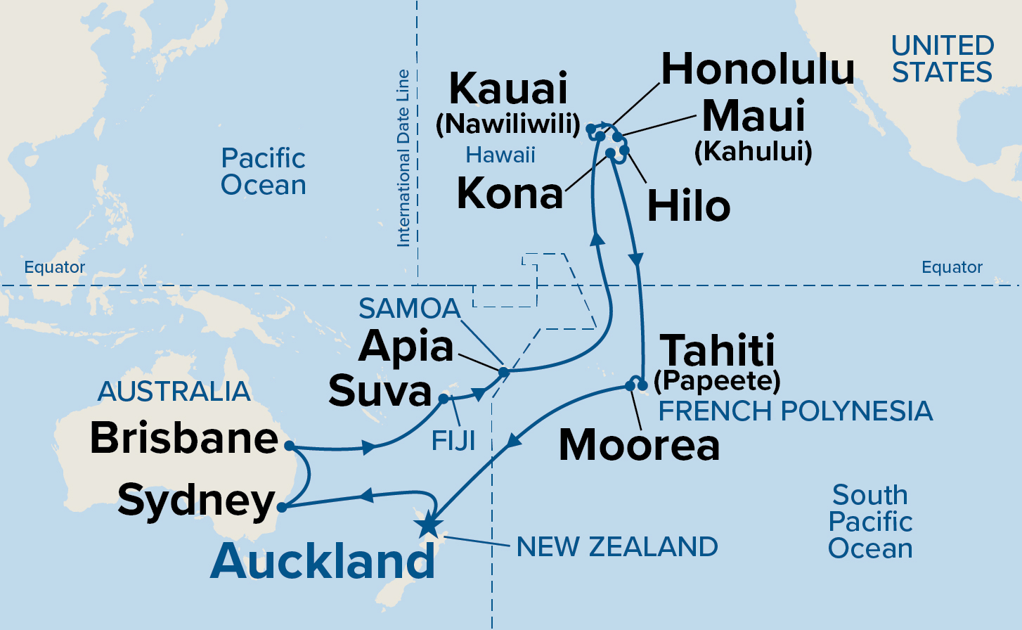 Cruise Itinerary