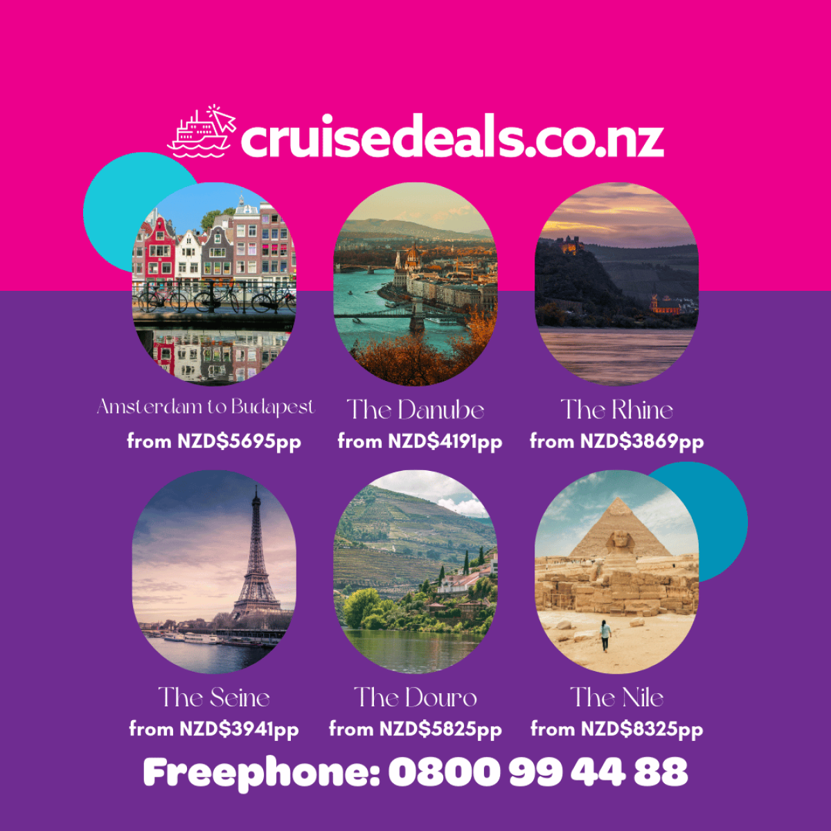 Searching for the Best Value Europe River Cruises