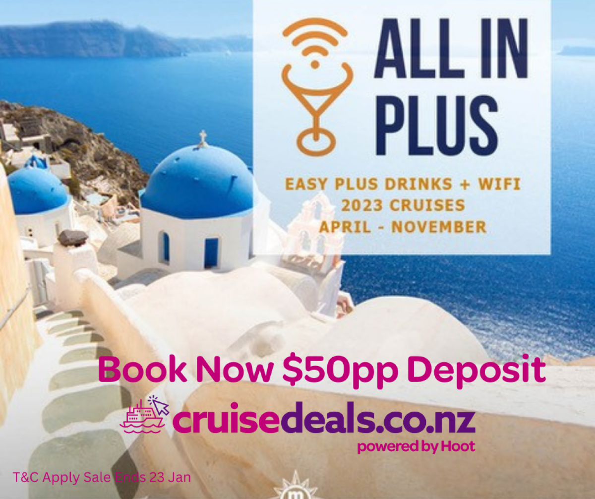 MSC Cruises Free Drinks, Free Wifi, $50pp Deposits