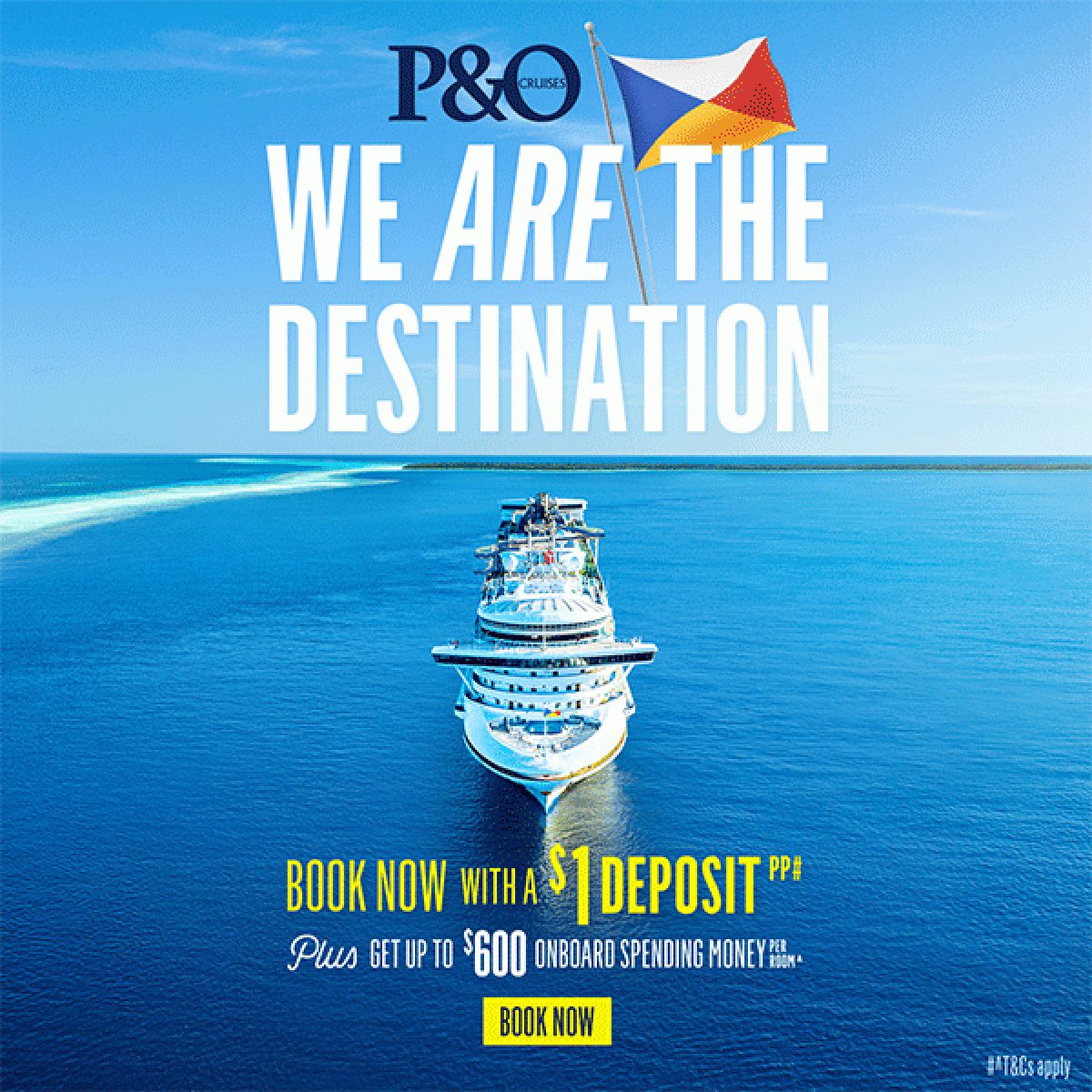 Cheap P&O Cruises with Free Spending Money