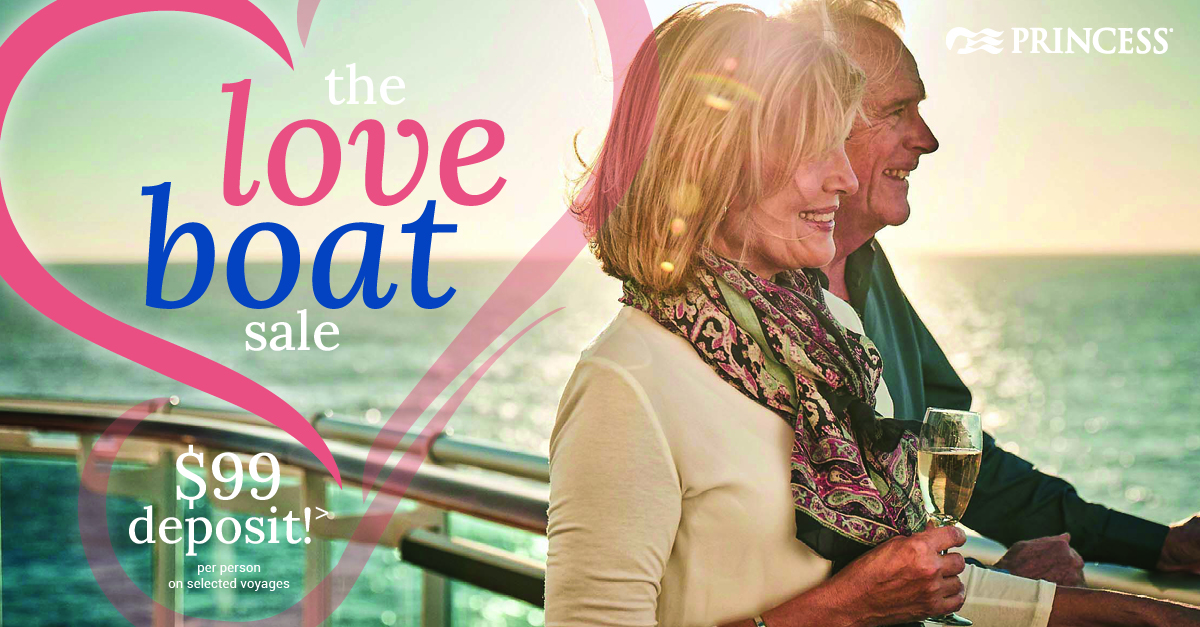 Princess Cruises Close to home Love Boat Cruise Sale $99 Deposits