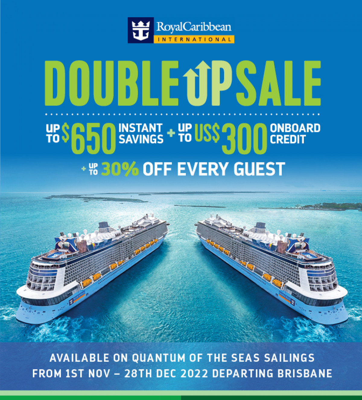 Royal Caribbean Double Up Cruise Sale