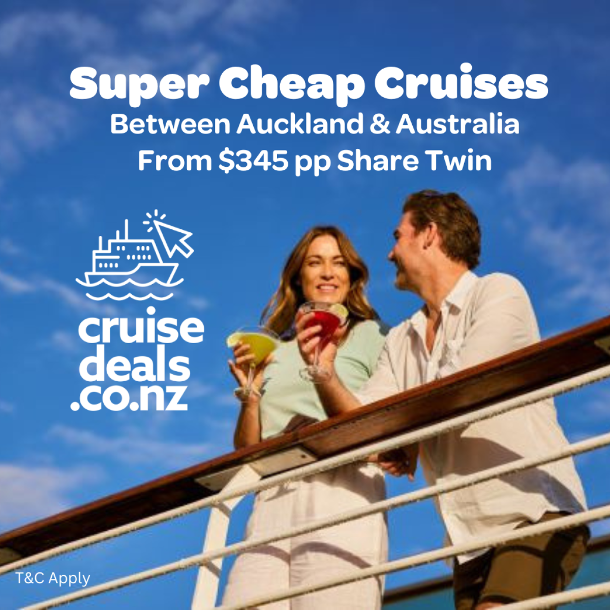 Cheap cruises to Australia from $345 per person one way