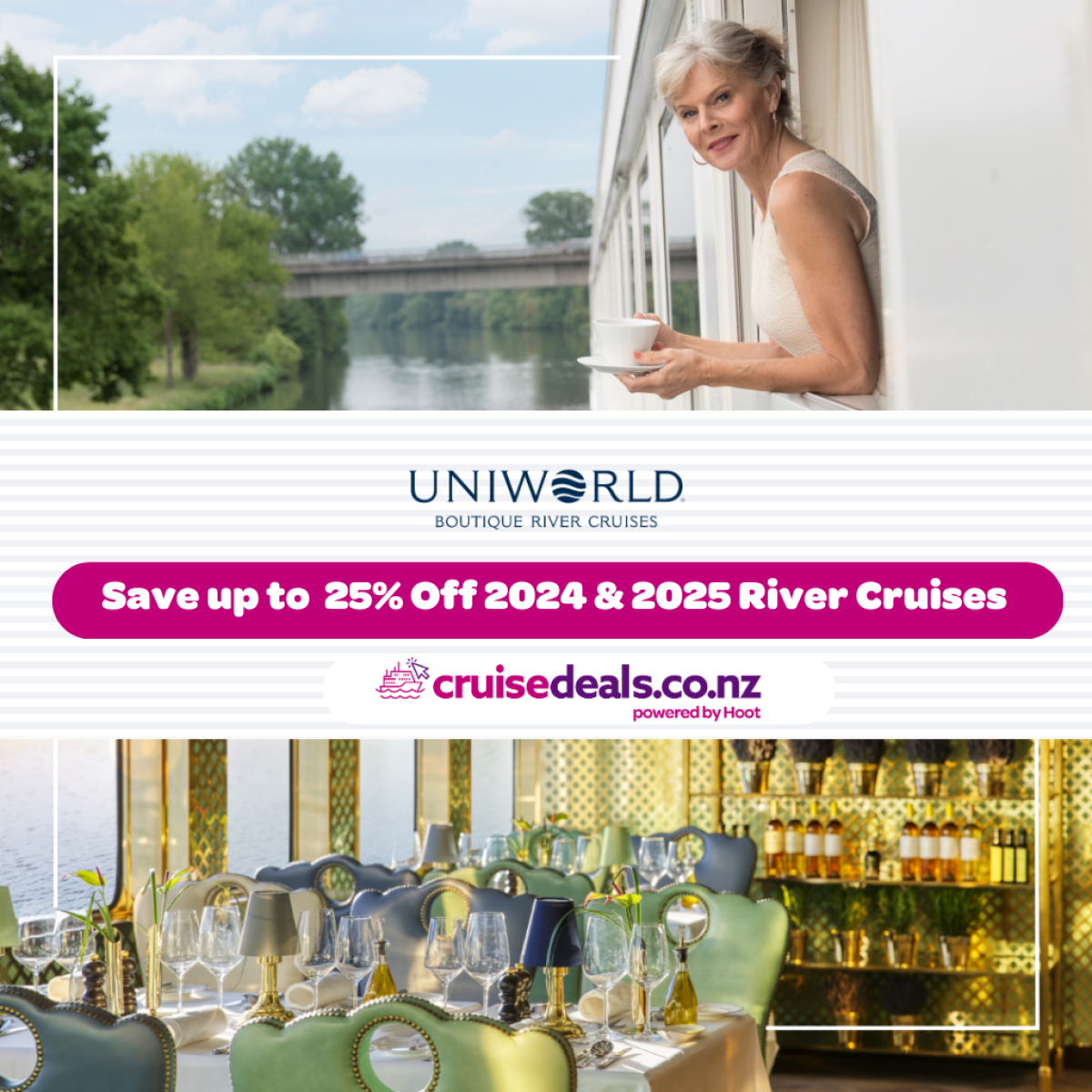 Exclusive 25% Off Uniworld River Cruises