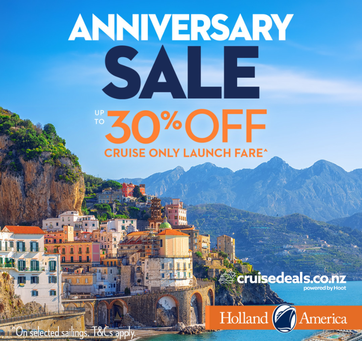 Holland America Line's Anniversary Sale