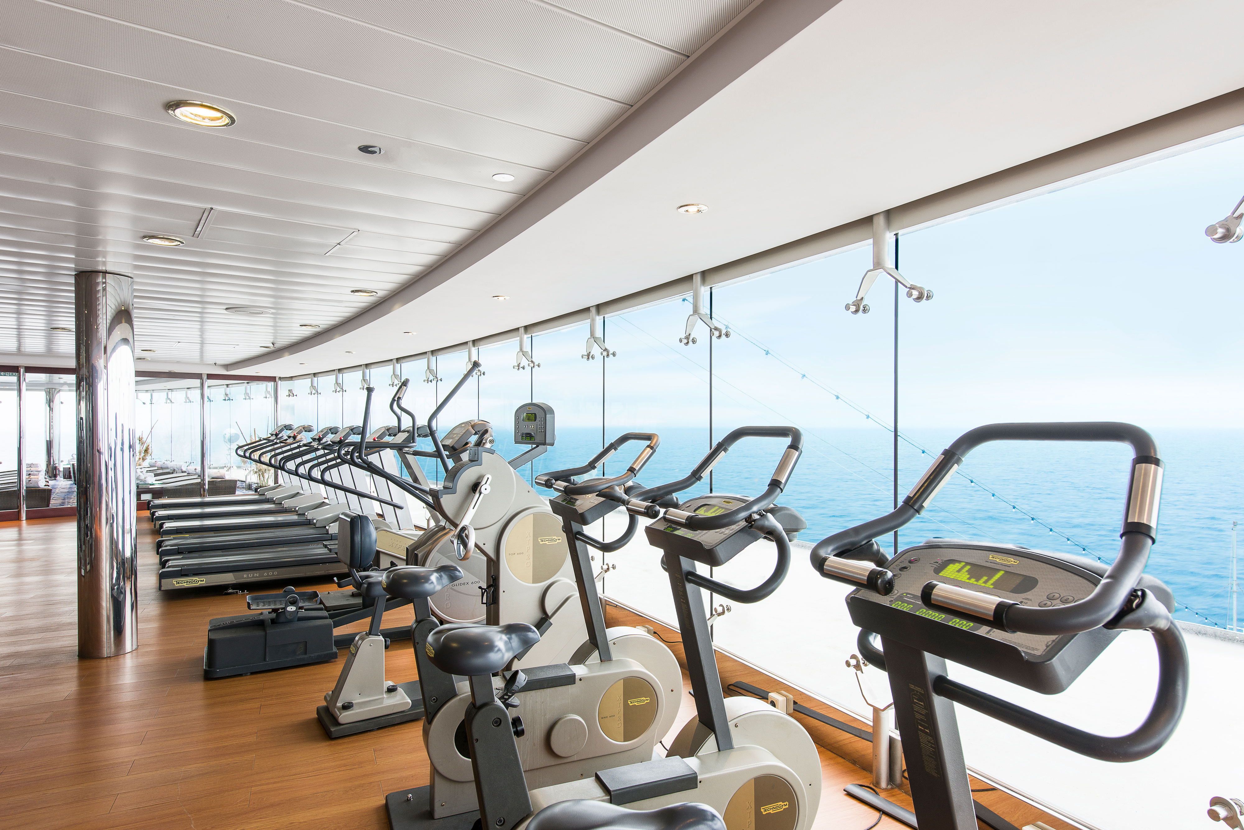 Exercise with ocean views