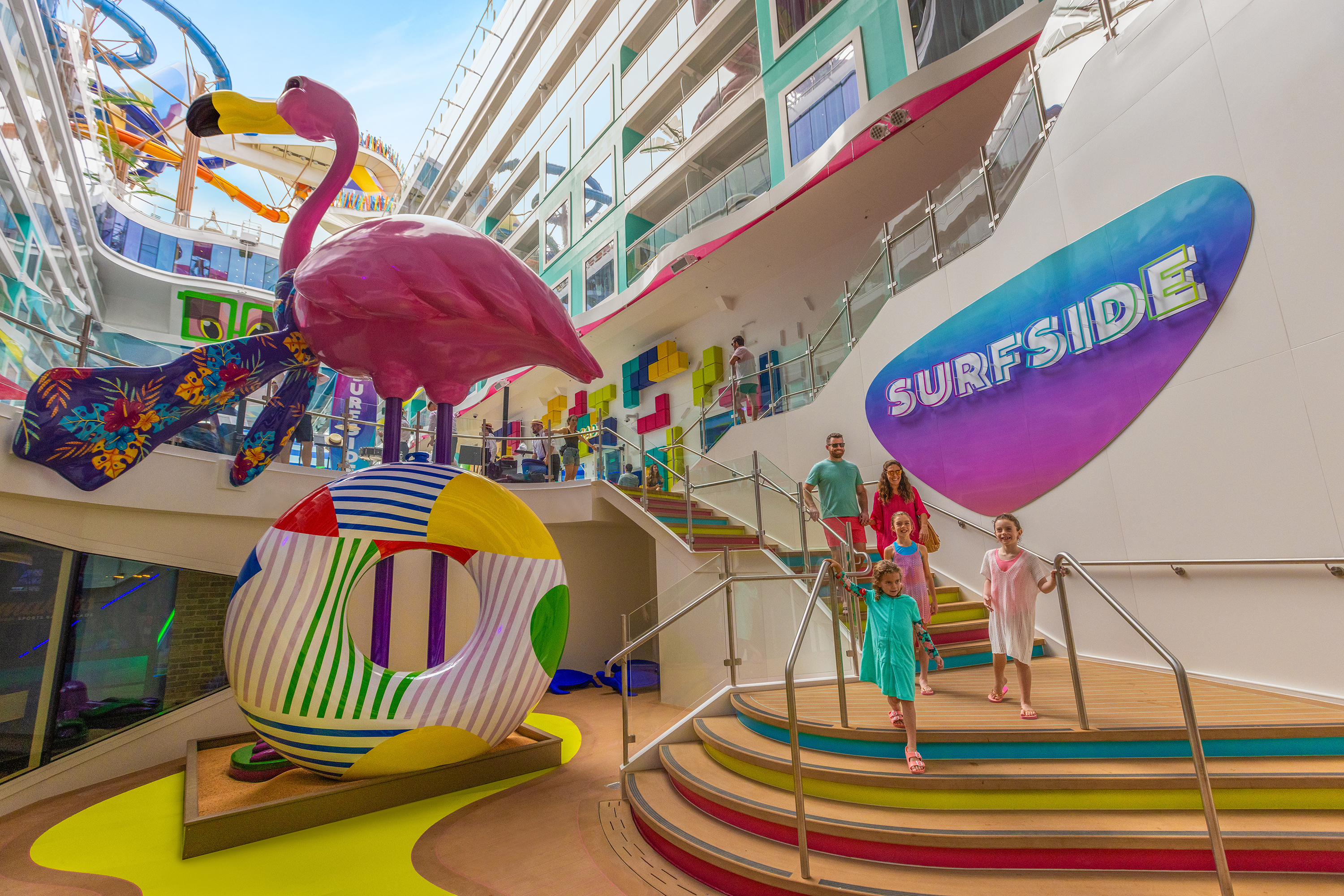 Surfside - a neighborhood for young families and is where adults and kids ages six and under can stay and play all day
