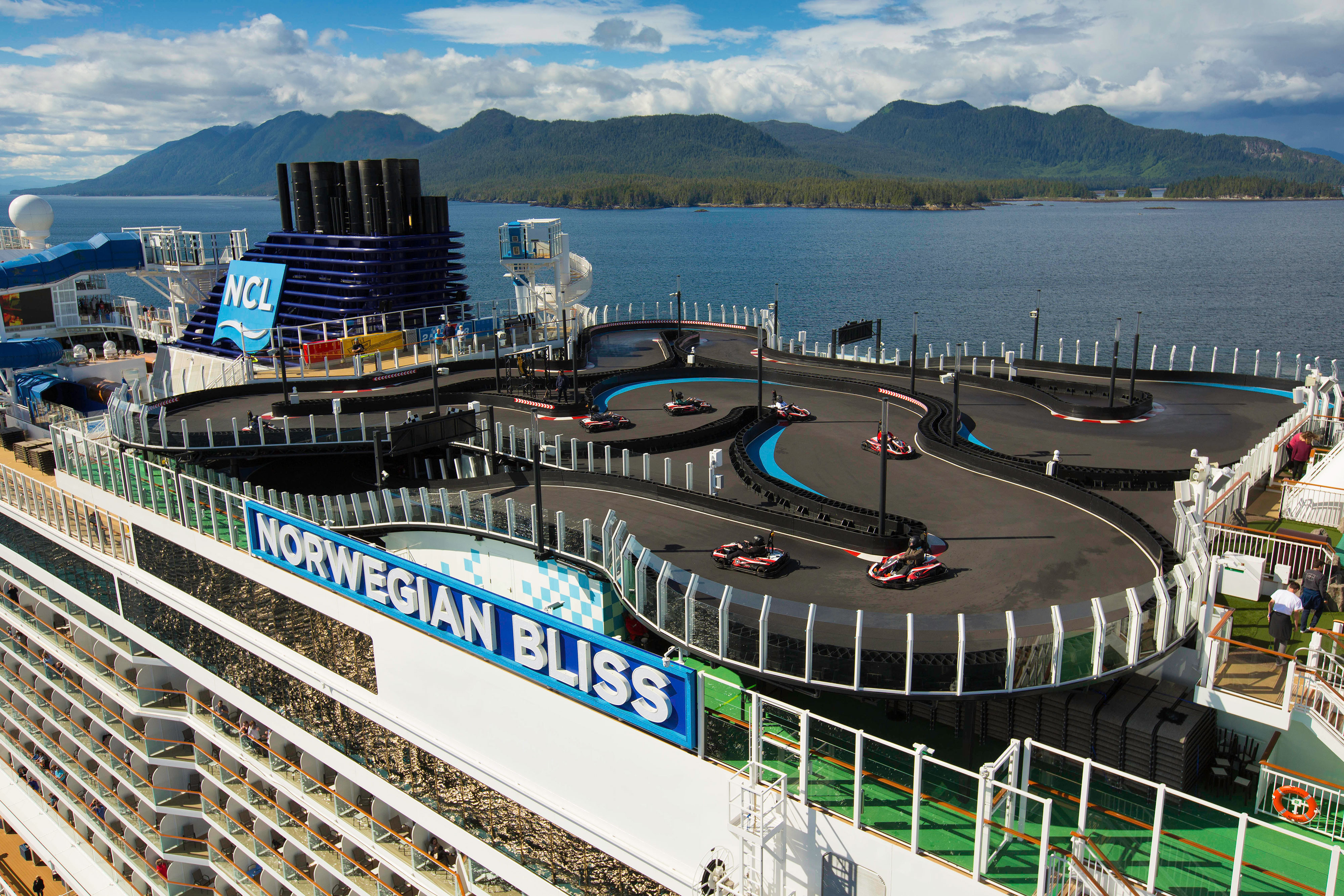 Go for a go-cart ride between exciting destinations