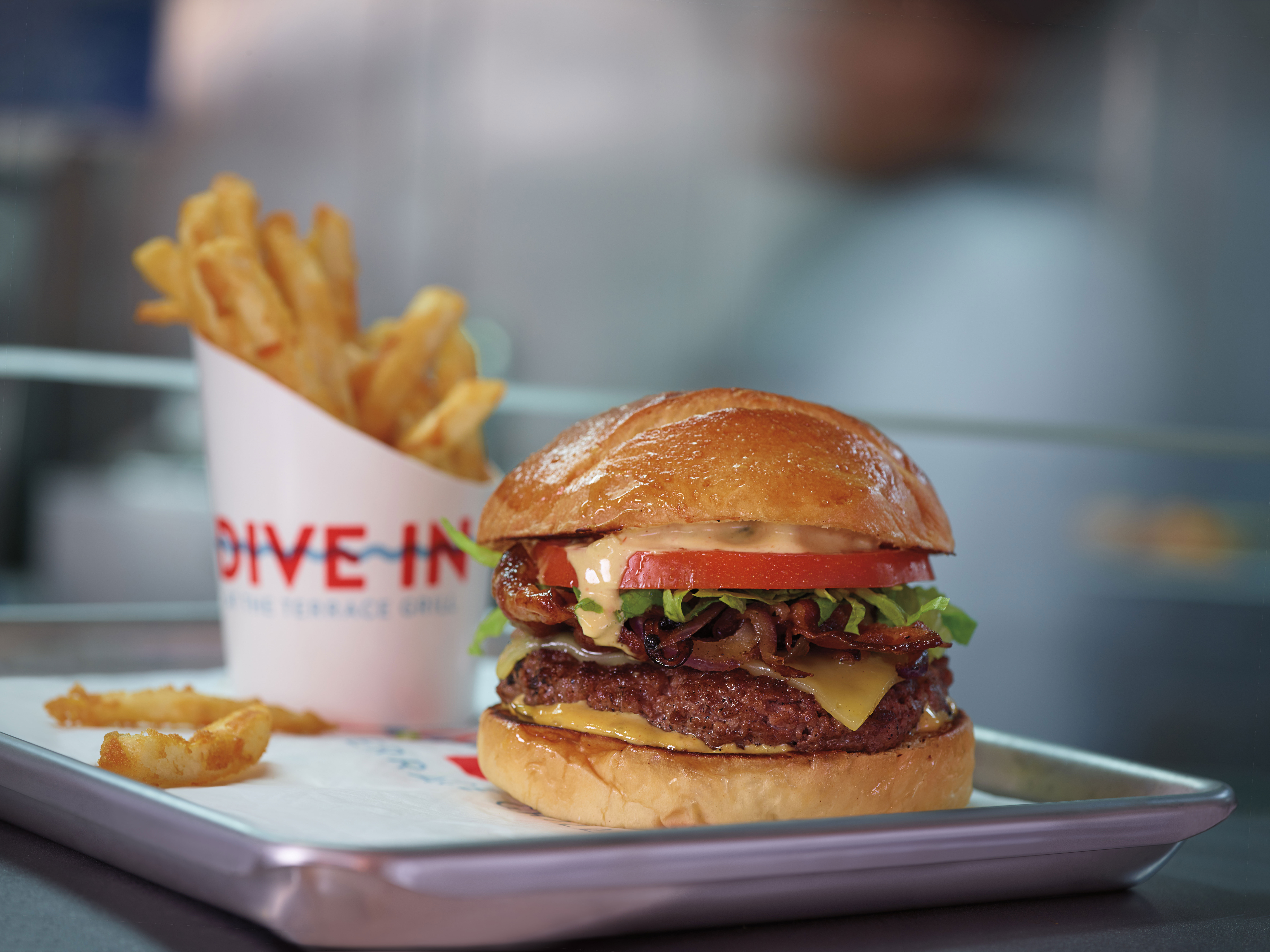 Hamburgers at Dive In