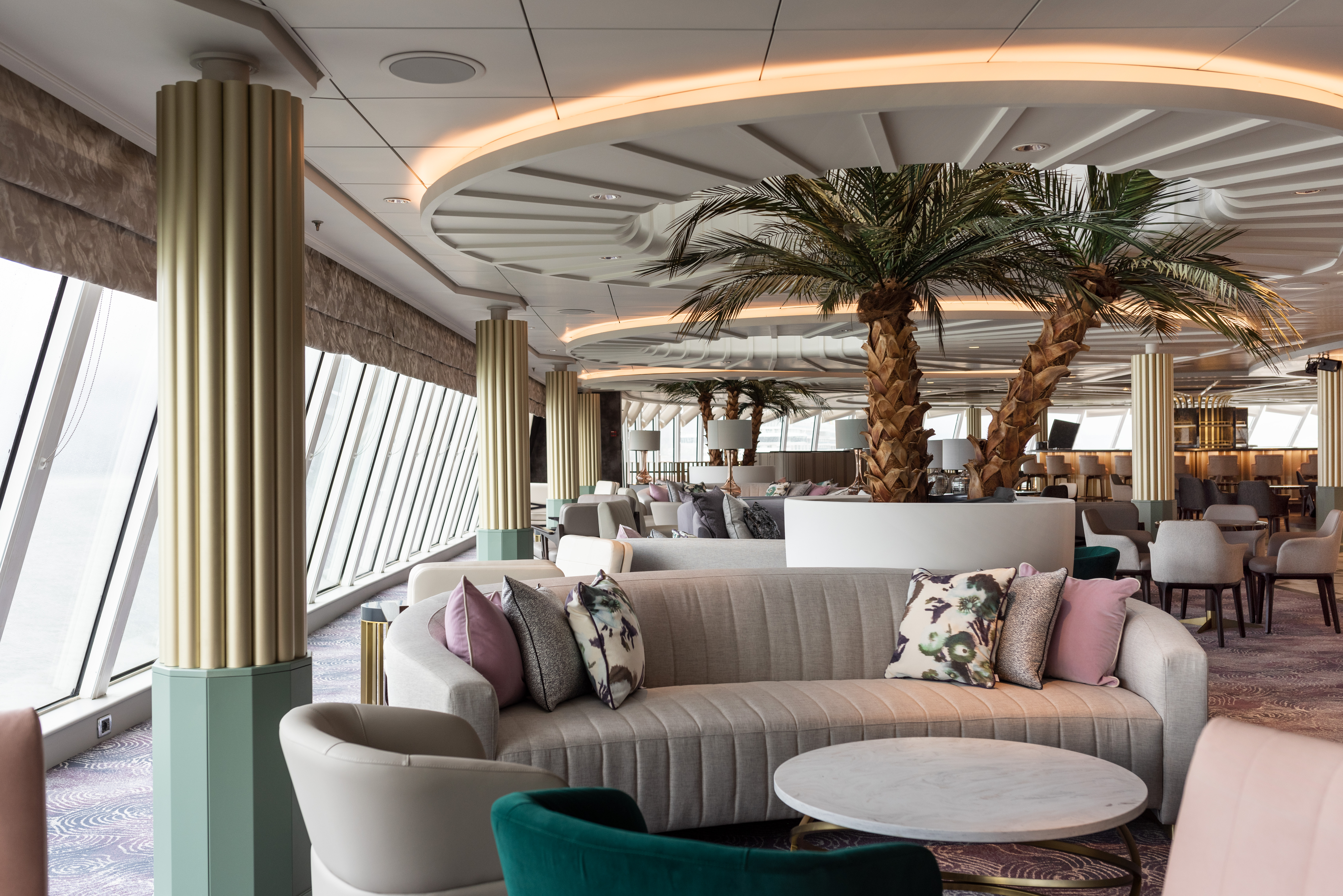 Palm Court is perfect for afternoon tea, social gatherings and dancing