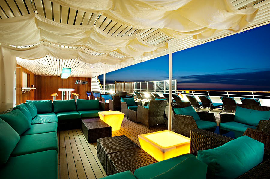 Hang out at the pool deck