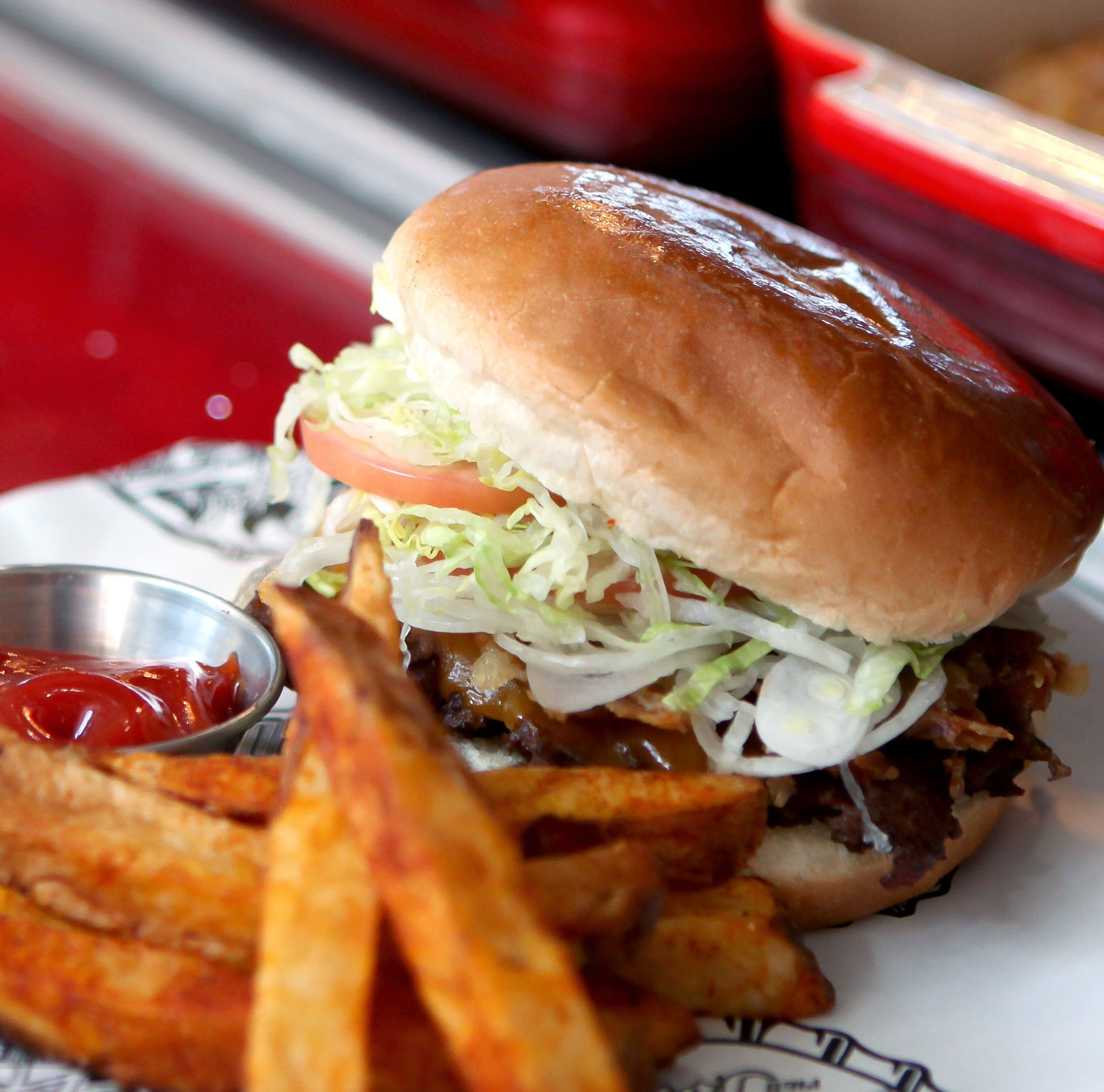 One of the best burgers on the seven seas at Guy’s Burger Joint