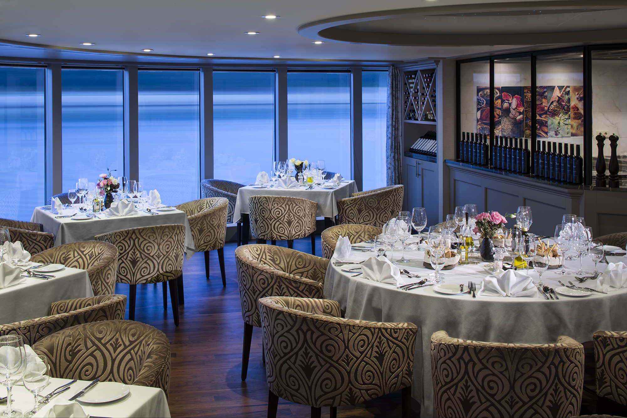 The chef's specialty restaurant with a delicious tasting menu