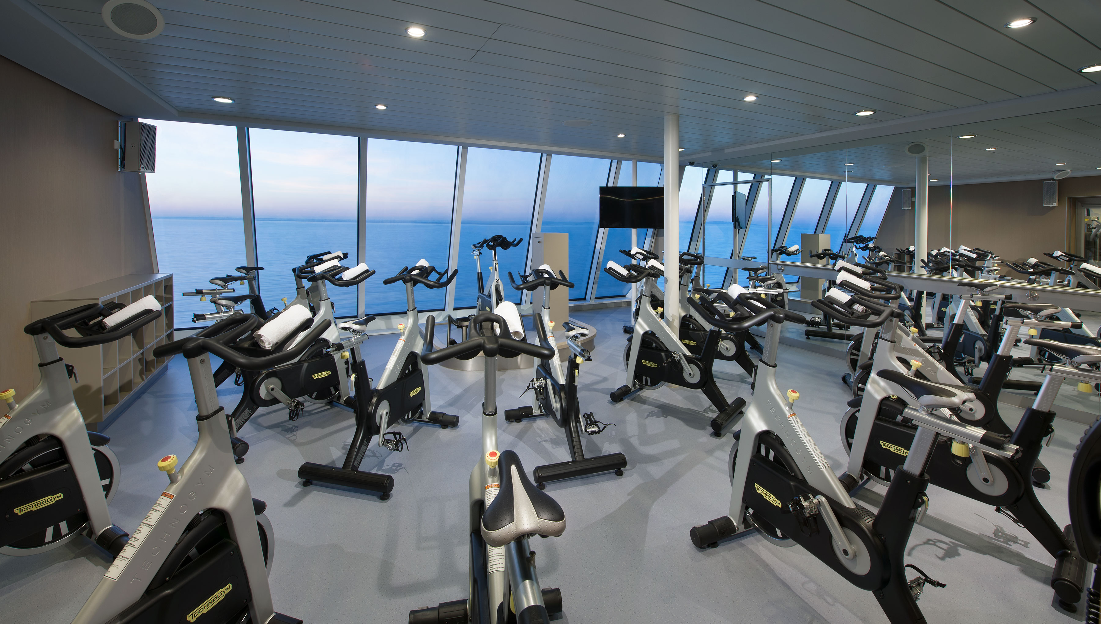 Work out with ocean views