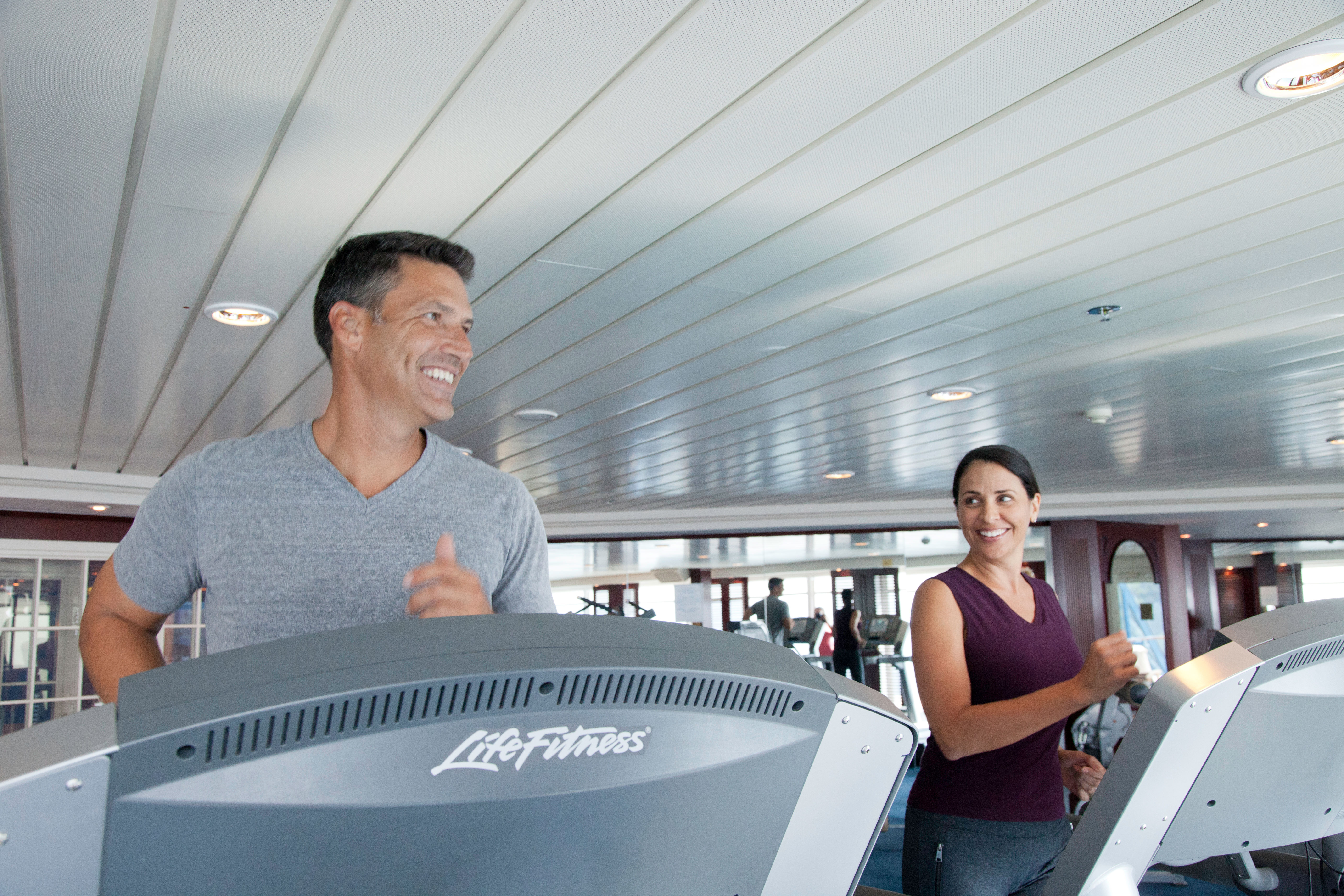 Exercise with ocean views