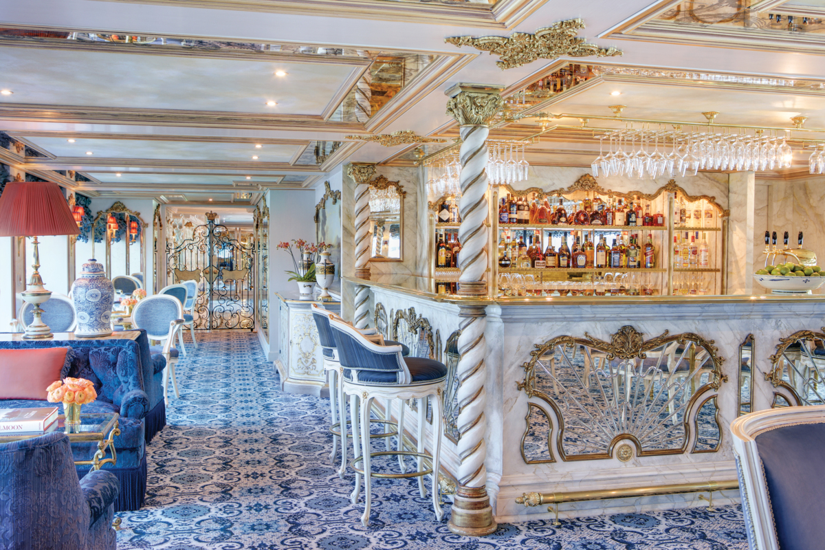 Sit back and relax at the Habsburg Salon which includes a full-service bar
