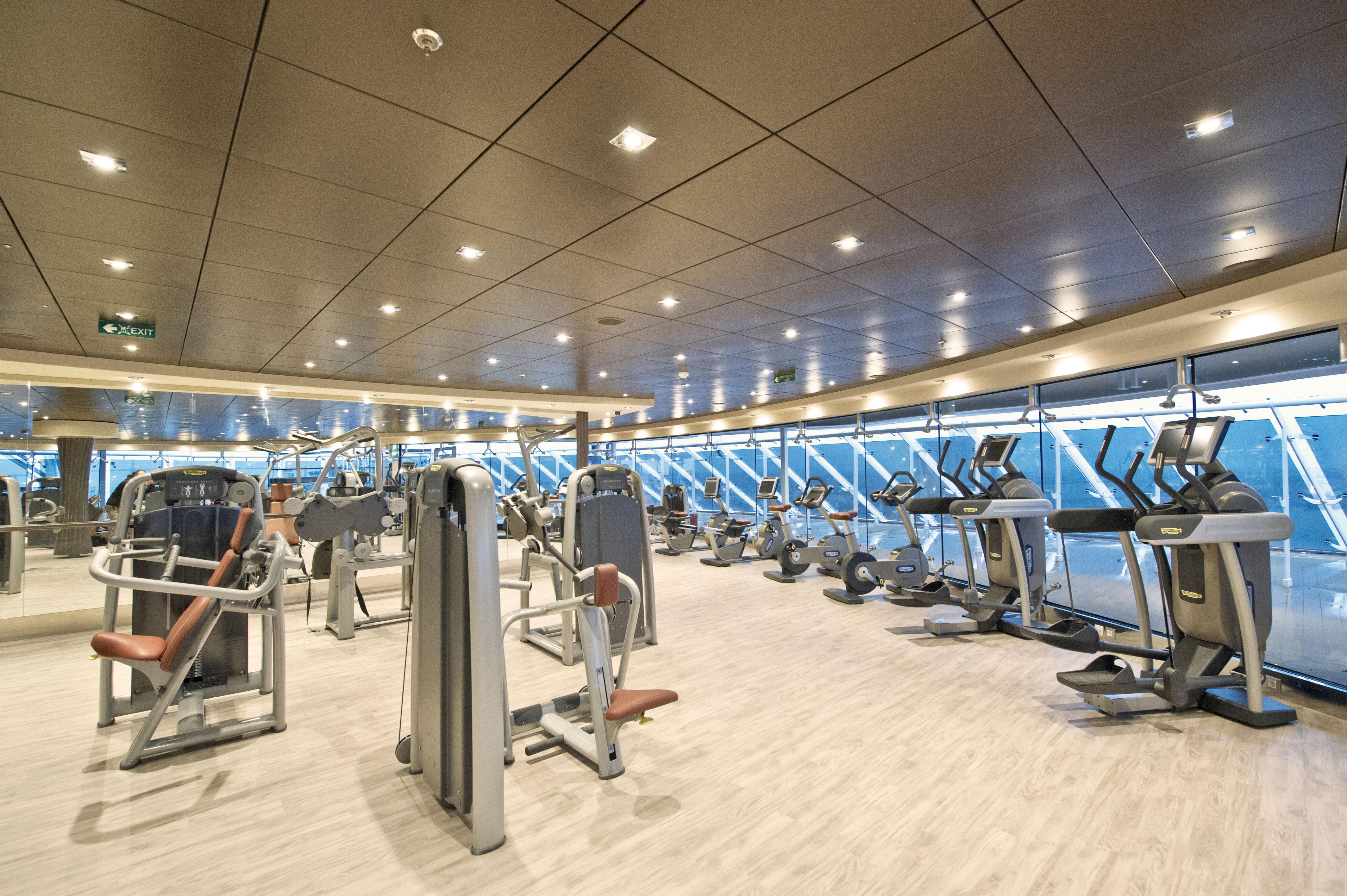Exercise with ocean views