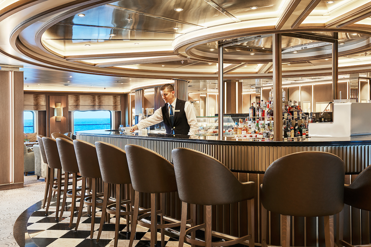 Enjoy a drink in Arts bar