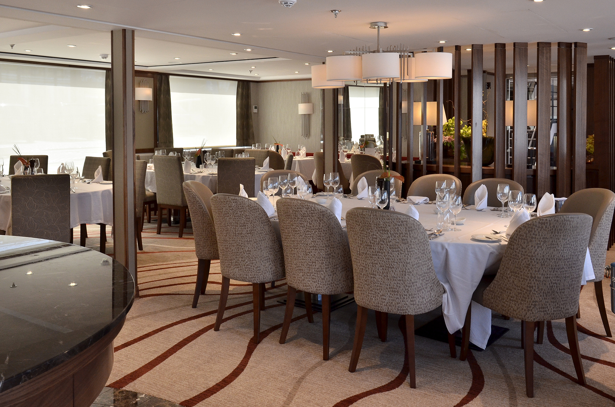 The main dining room