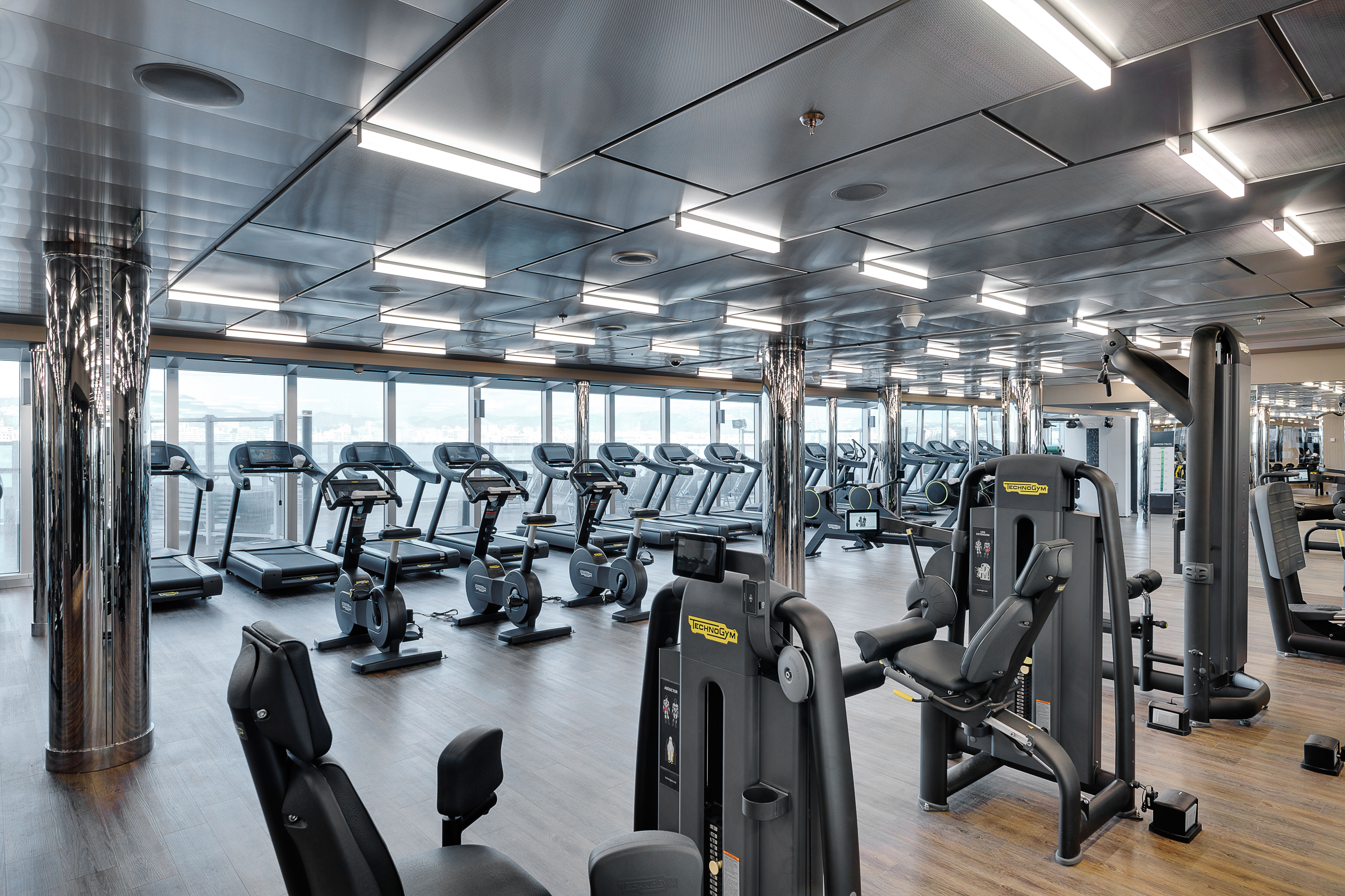 Exercise with ocean views
