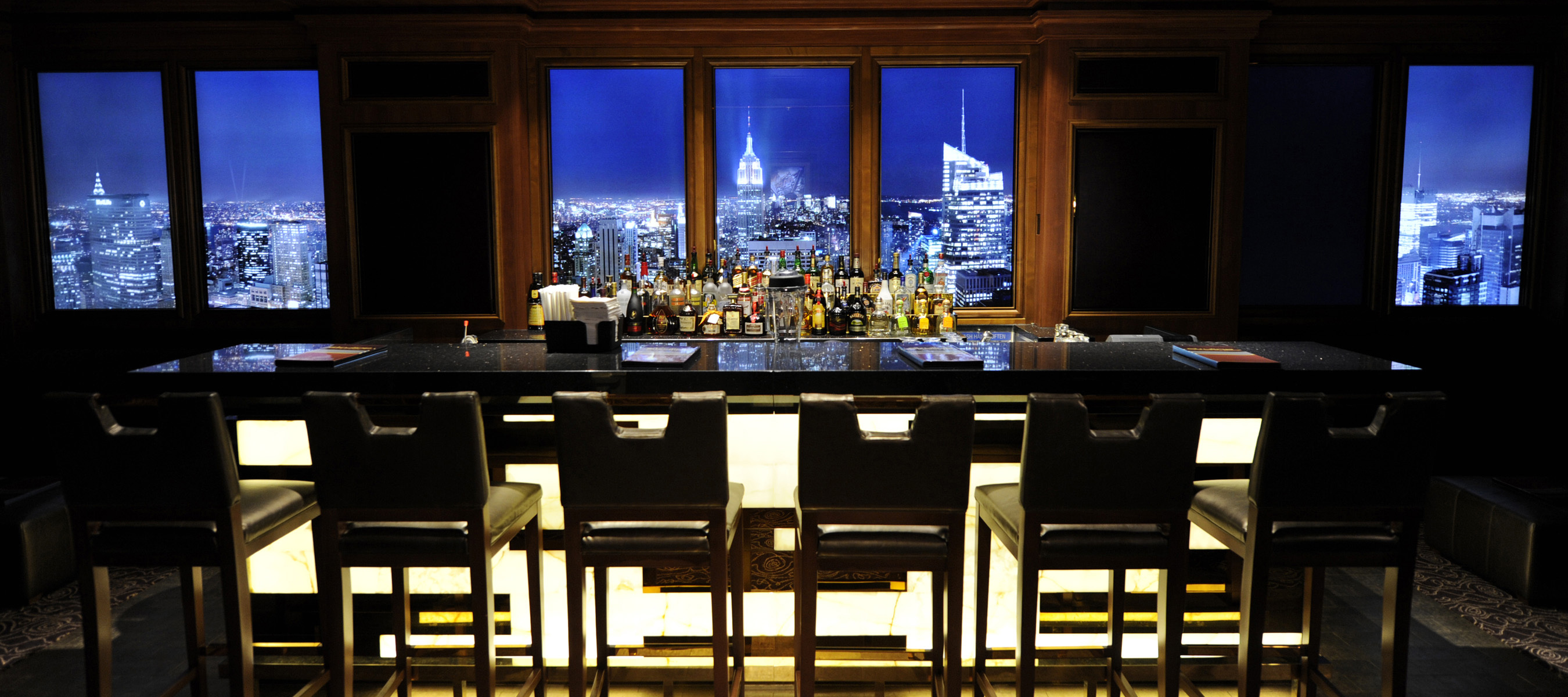 Enjoy a cocktail in the bar