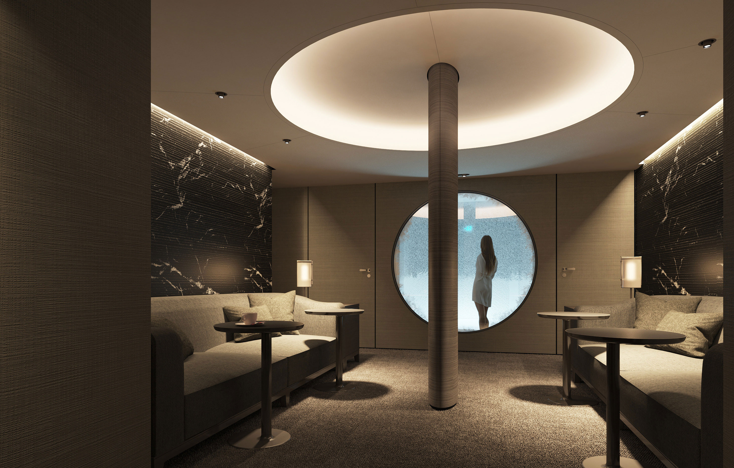 The relaxing spa