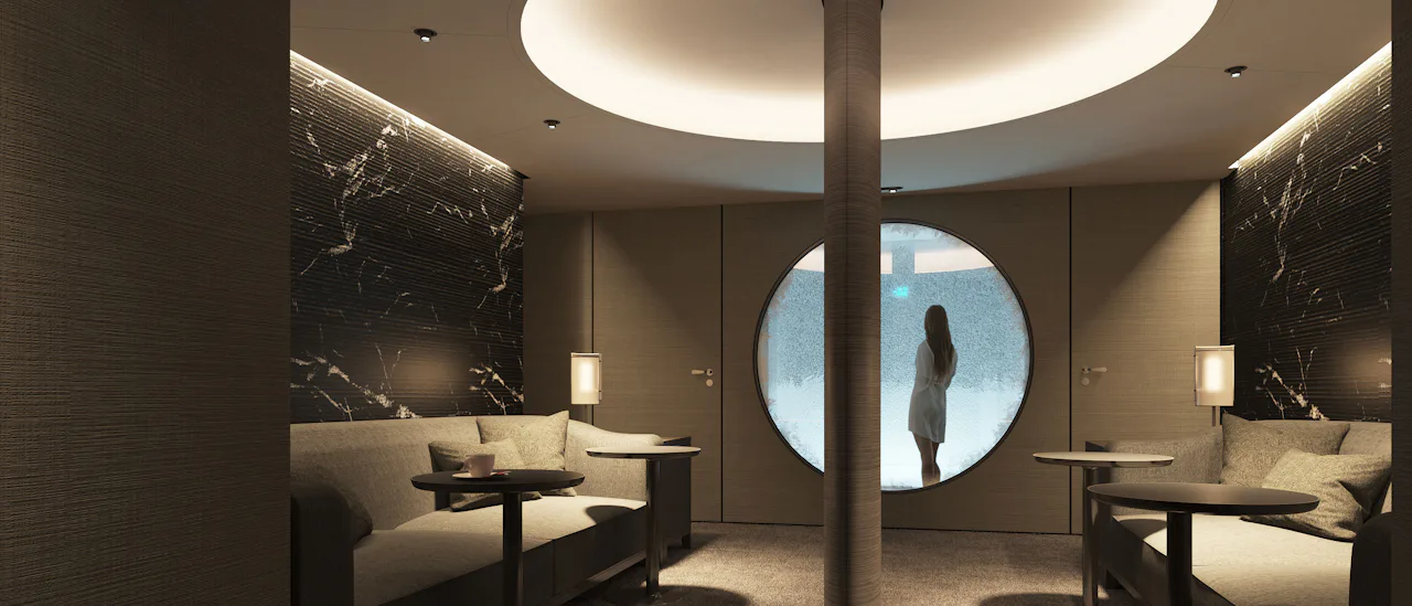 The relaxing spa