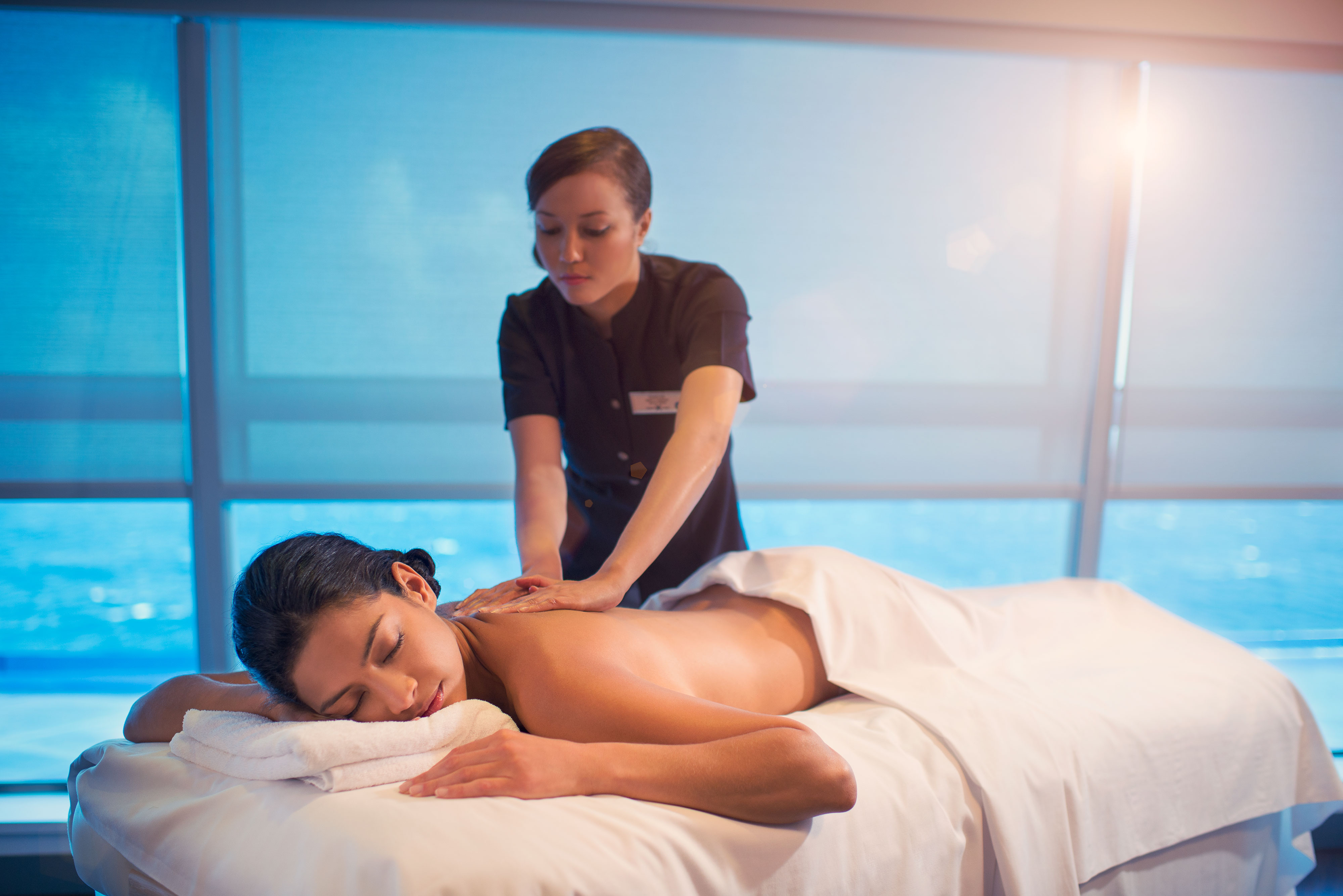 Treat yourself to a massage in the spa