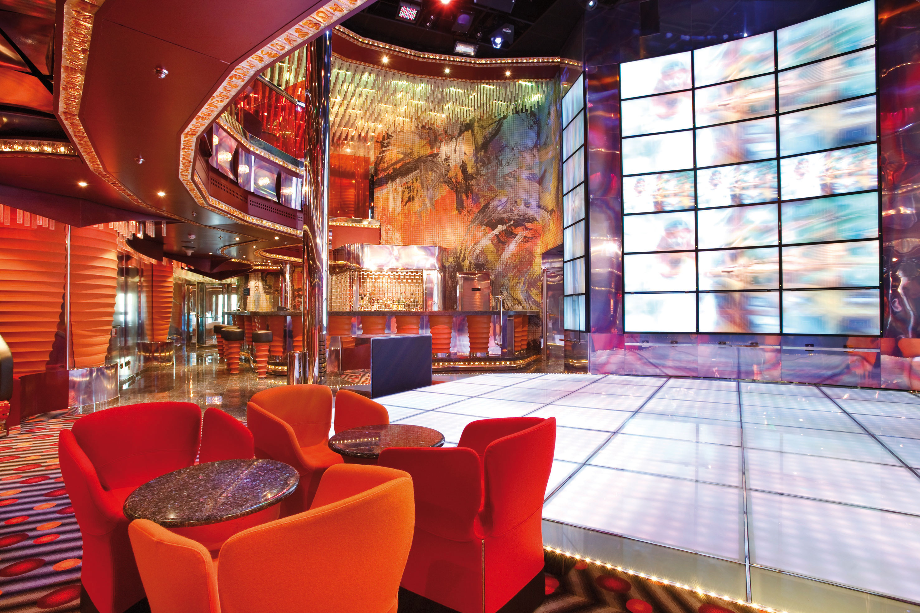 Party into the small hours in our nightclub