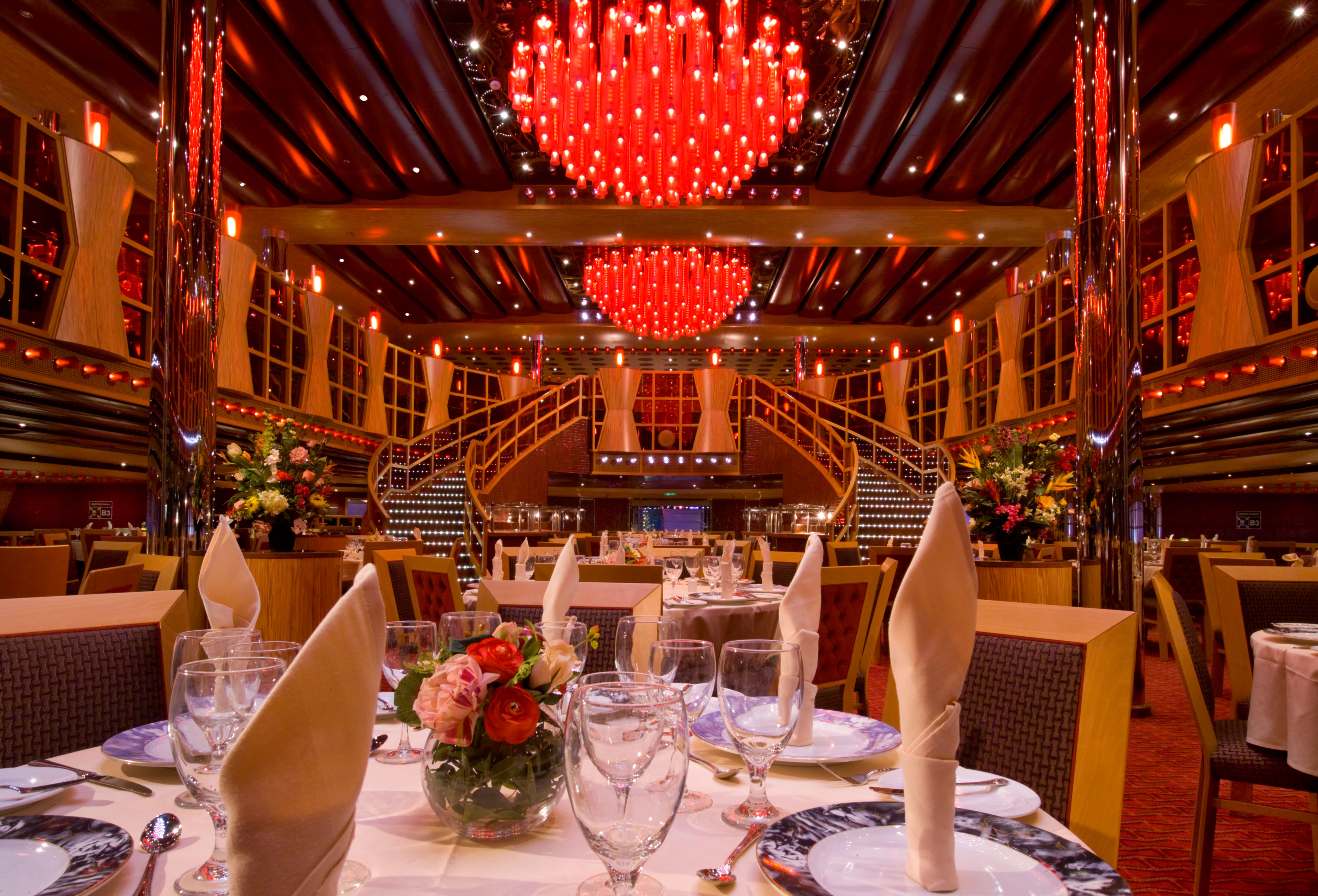 The main dining room