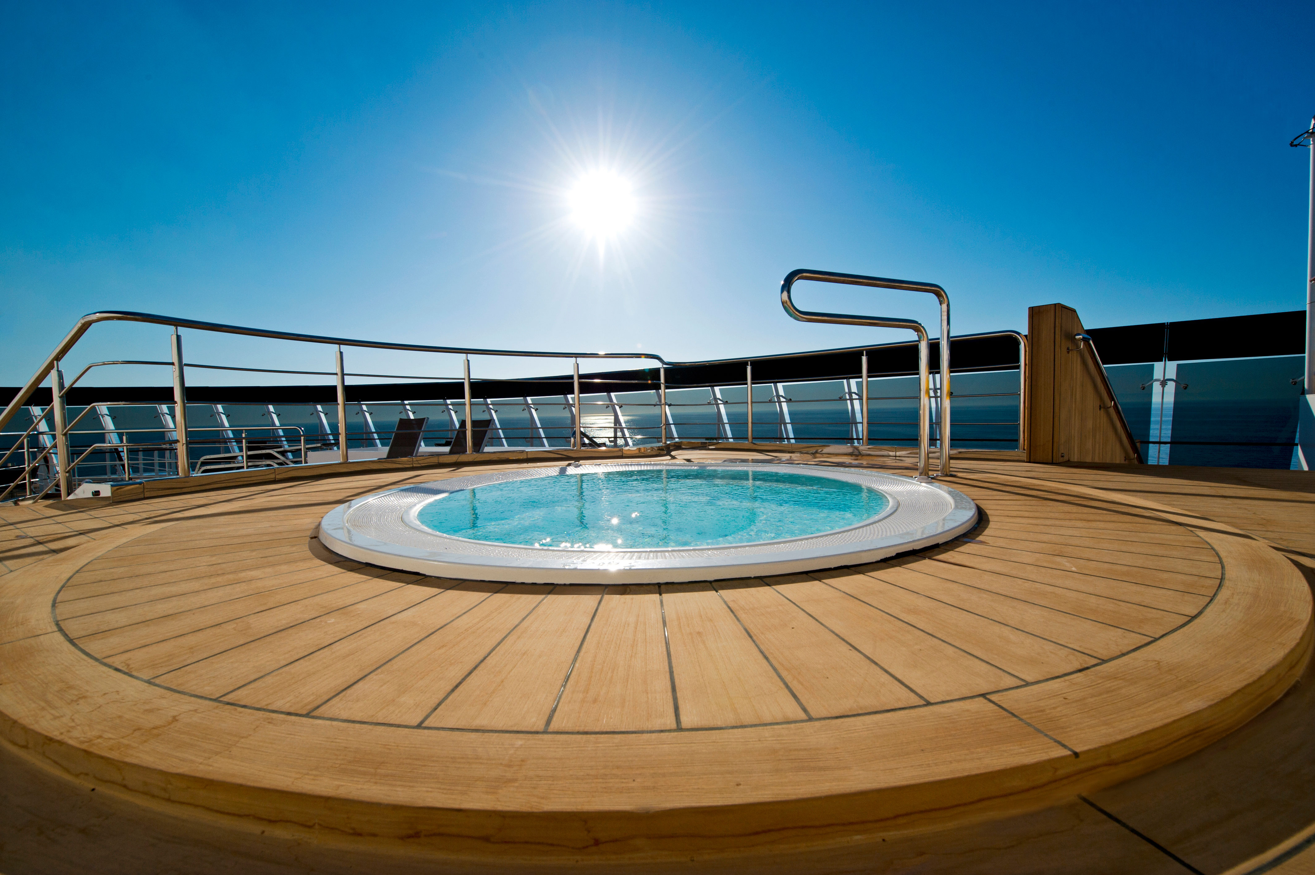 One of many jacuzzis