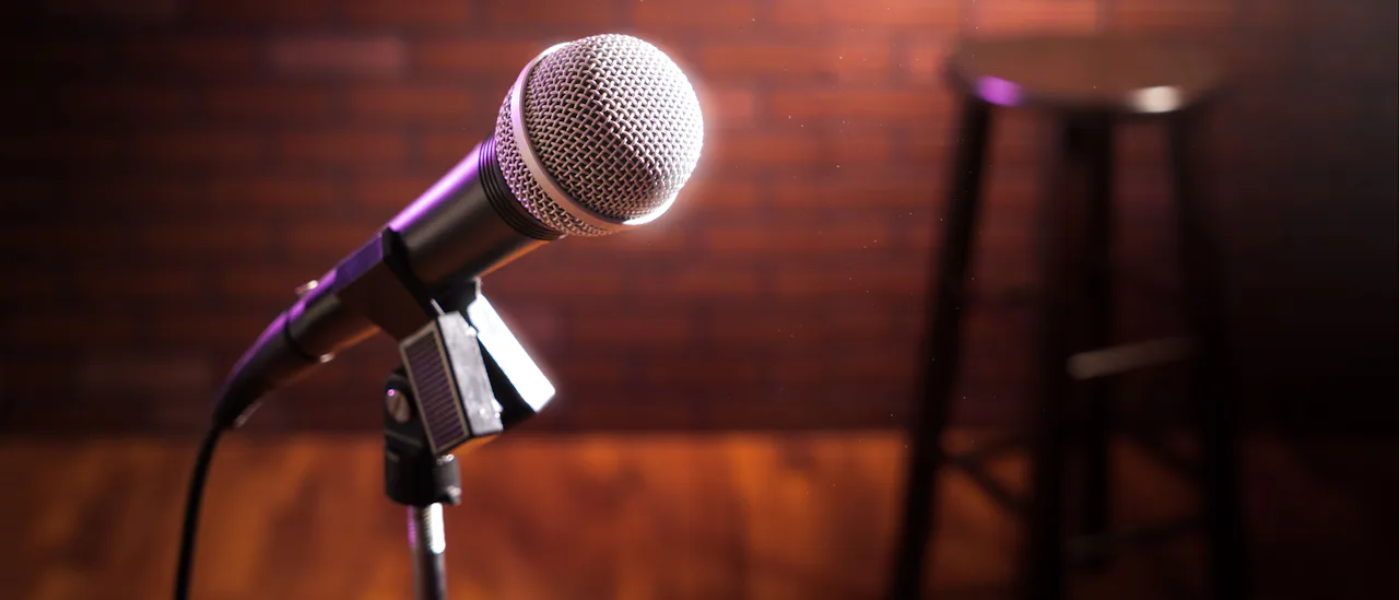 Comedians compete to entertain audiences at the The Punch-liner Comedy Club