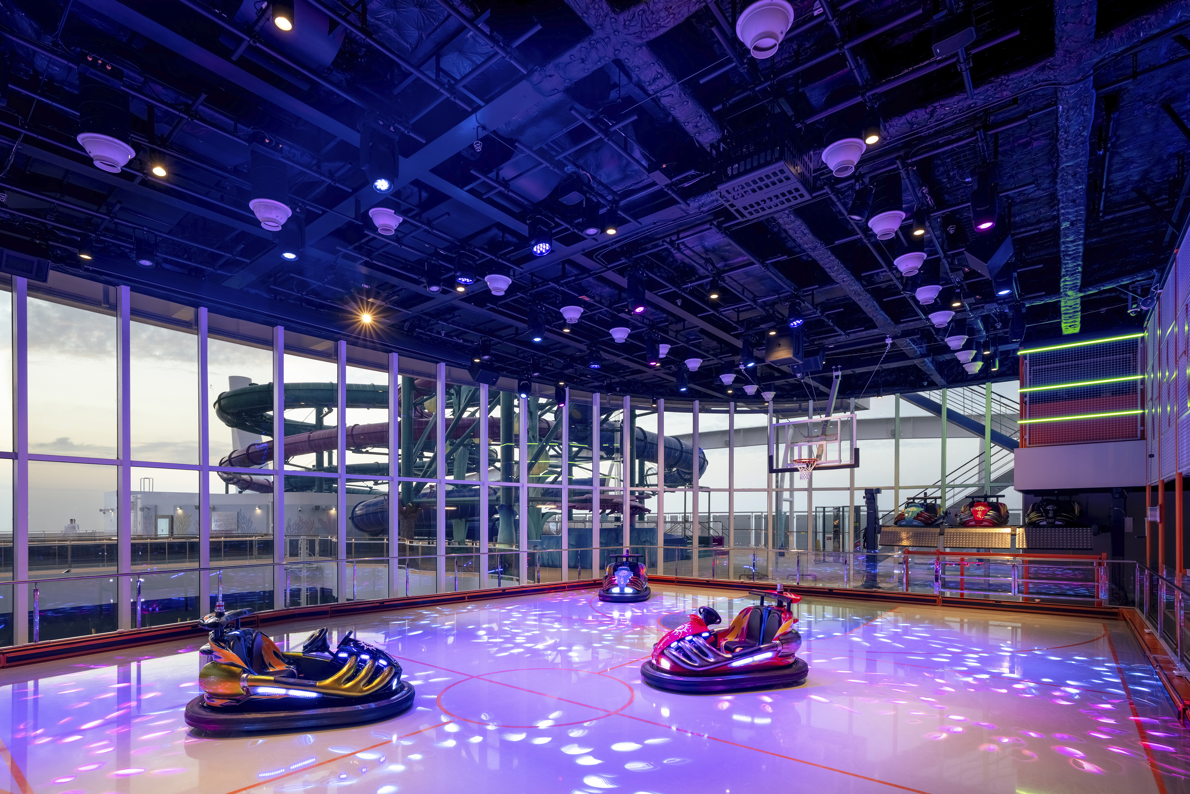 Have fun with a ride on the bumper cars