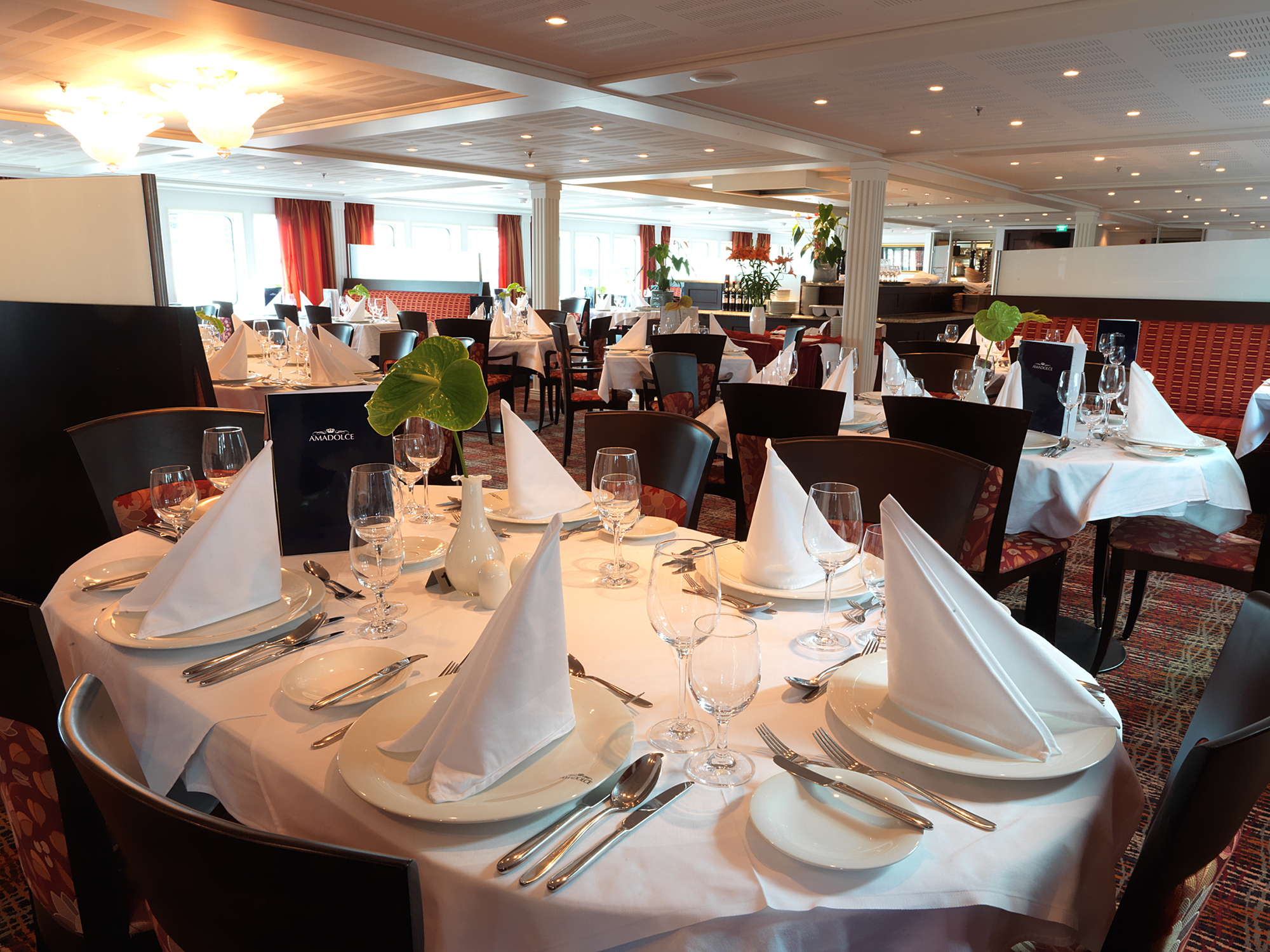 The main dining room